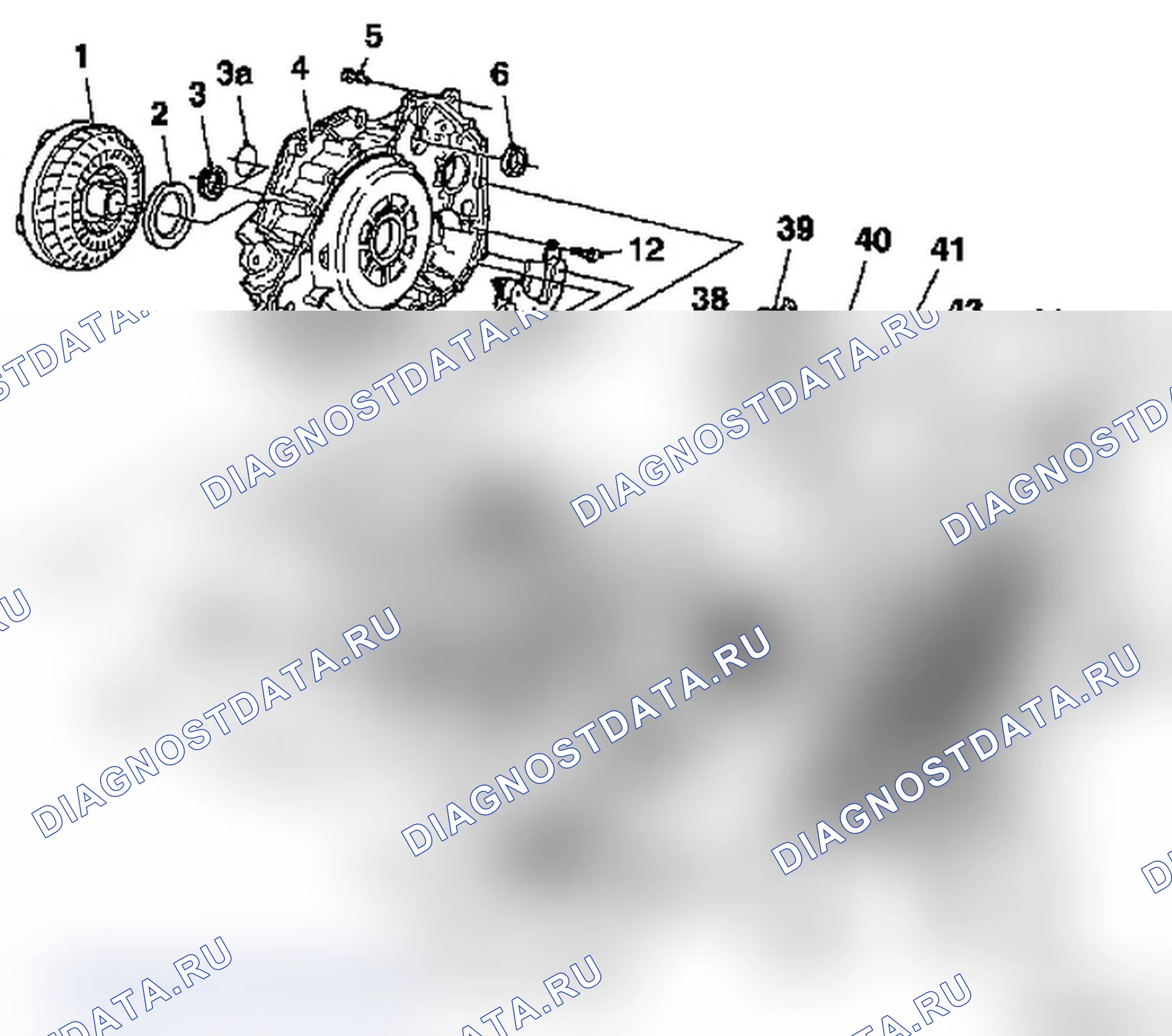 Расположение элементов конструкции. Opel Vectra C
