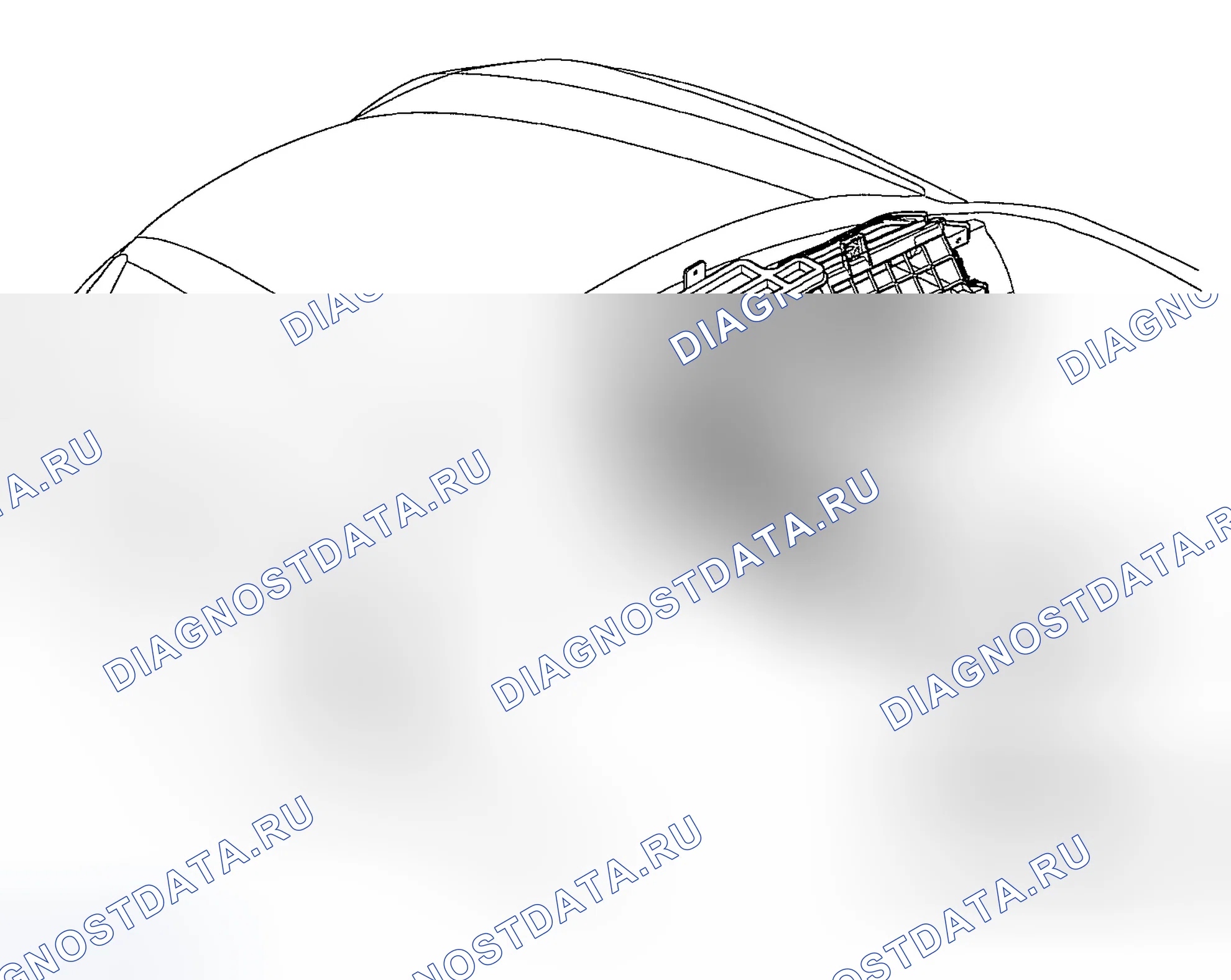 Рис. 13: РАСПОЛОЖЕНИЕ КОМПОНЕНТОВ. Hyundai Tiburon II