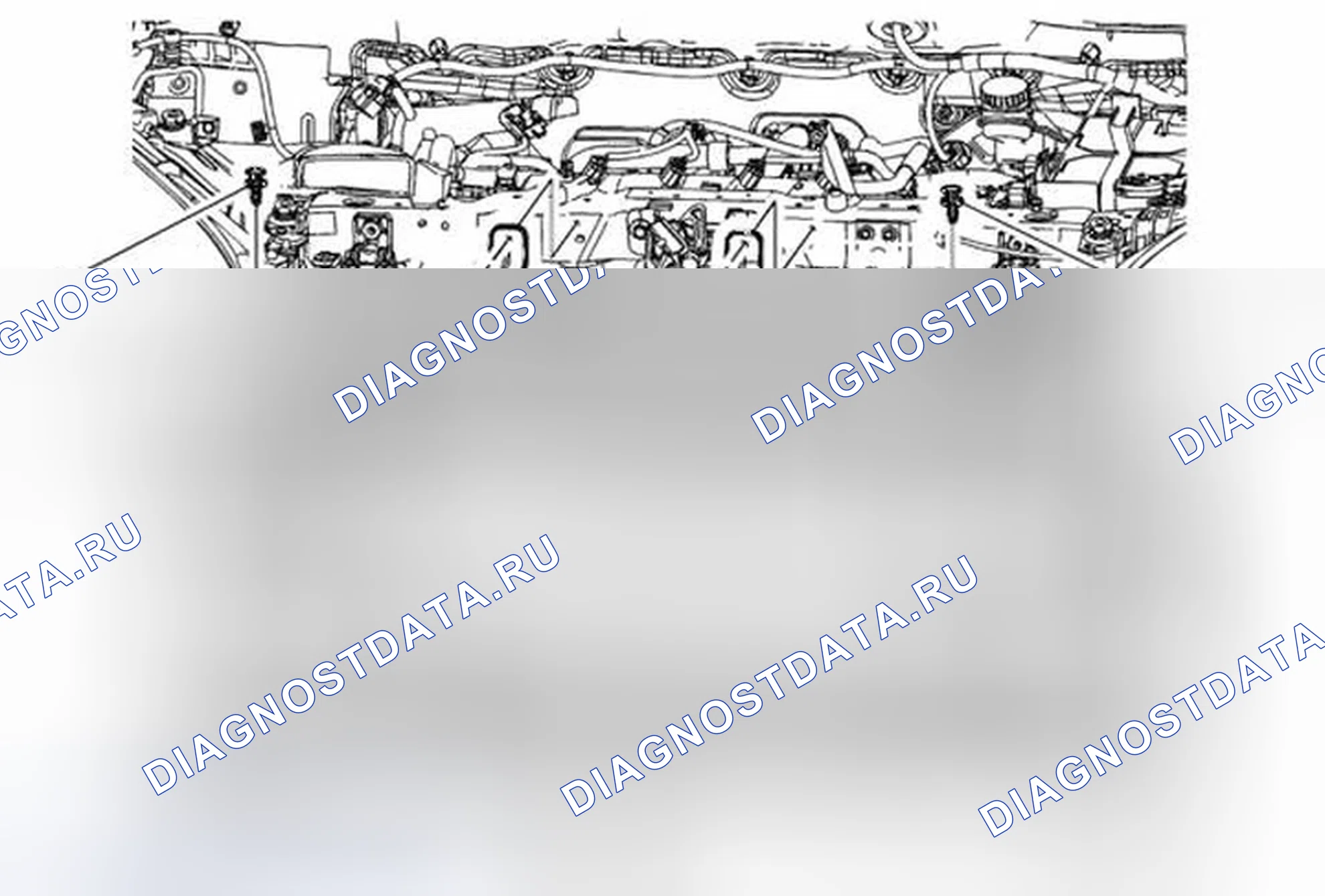 Рис. 16: Замена верхней перегородки и дефлектора радиатора (LUJ, LUV). Buick Encore I