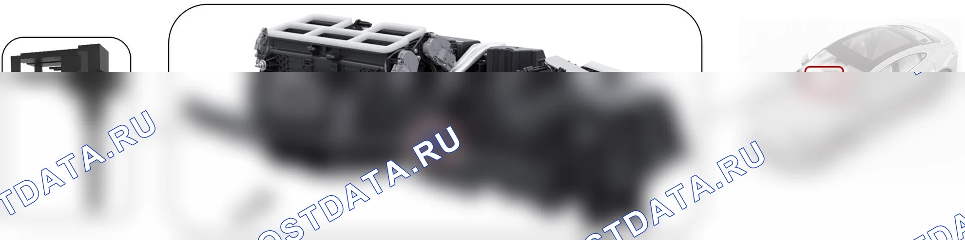 Датчик температуры дефлектора обдува ног спереди справа. Porsche Taycan J1