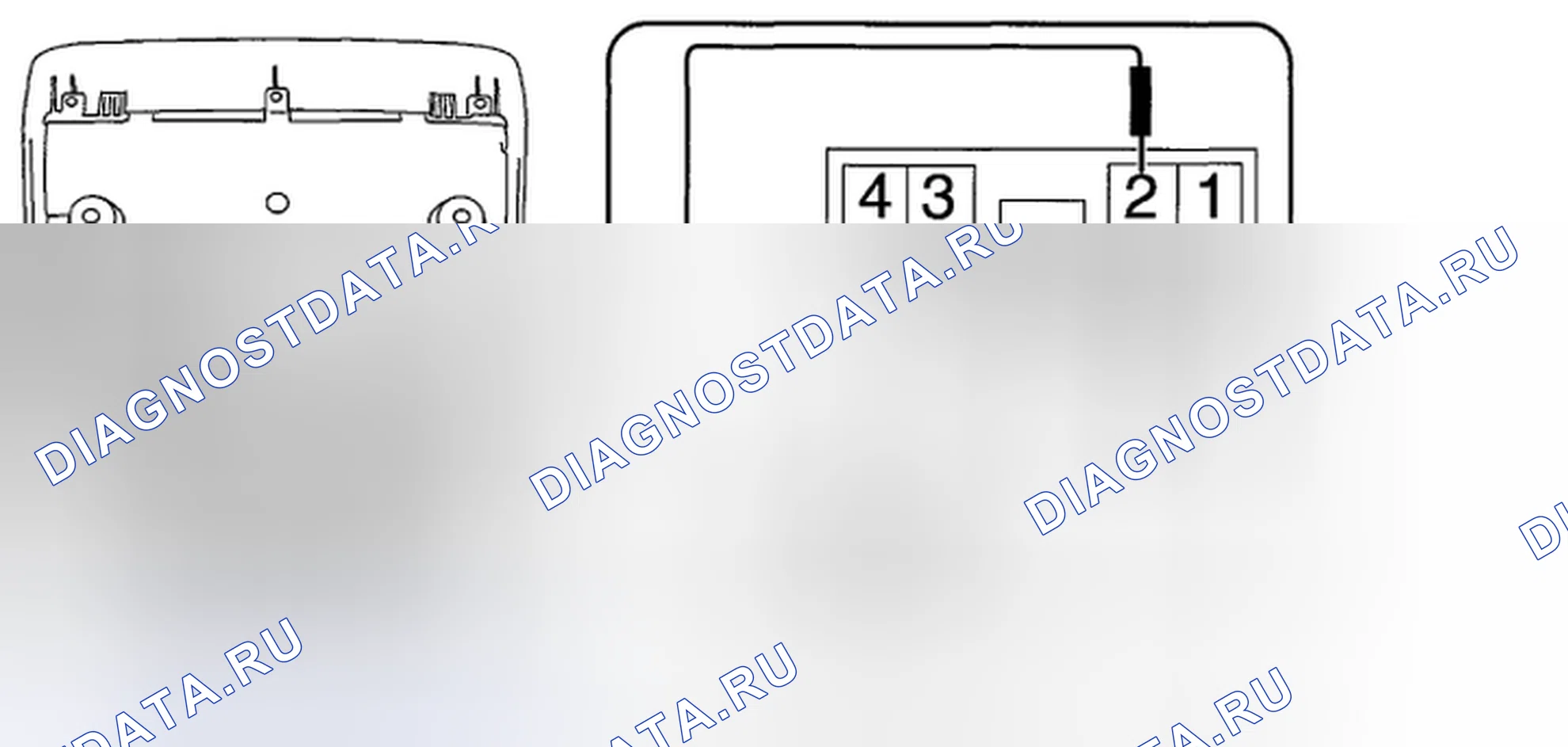 Рис. 78: ПЕРЕКЛЮЧАТЕЛЬ СВЕТА ТОЧЕЧНОЙ КАРТЫ. Subaru Legacy BM/BR