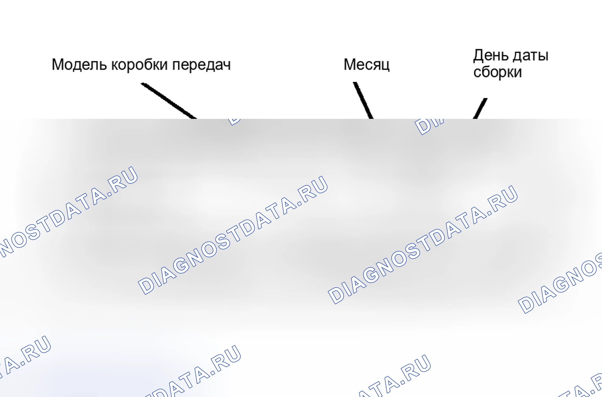 Рис. 16: ИДЕНТИФИКАЦИЯ. Mazda Familia BF