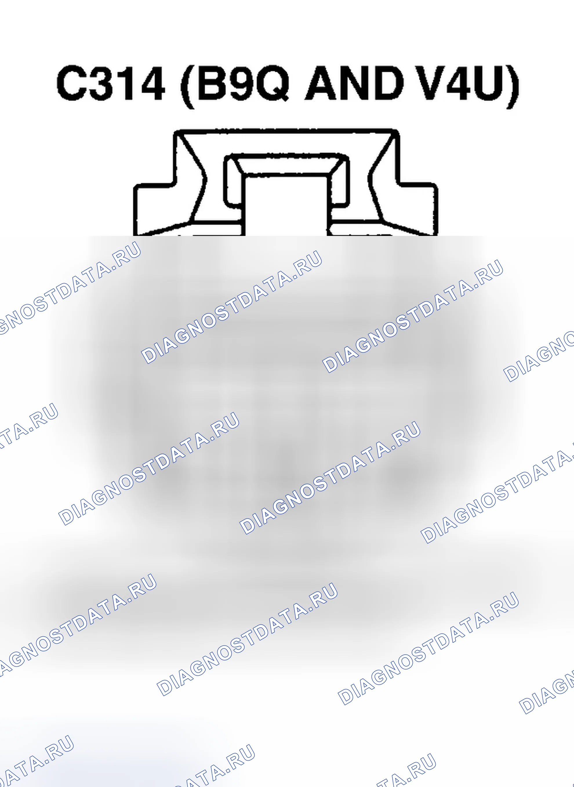 Рис. 44: C314 (B9q и V4u). Cadillac Eldorado X