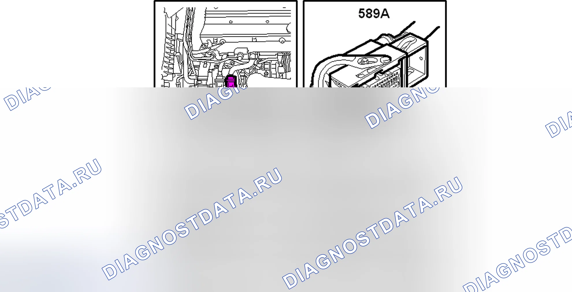 Рис. 165: Модуль управления, Trionic, B207, переключатель A (589A). Saab 9-3 II