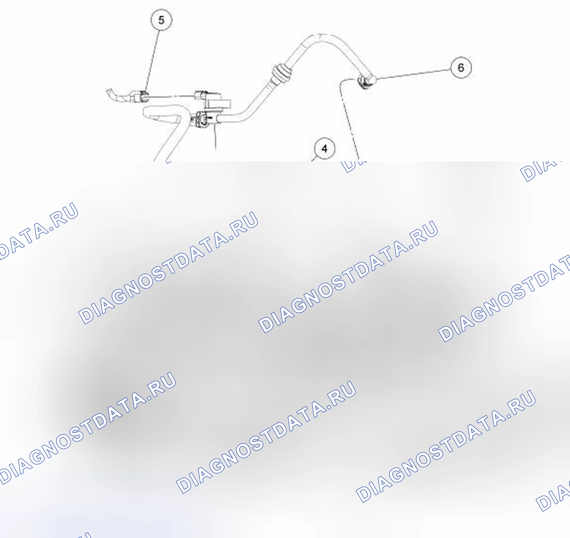 Рис. 1414: Крышка клапана - правая (вид 2 из 4). Hyundai ix55 I