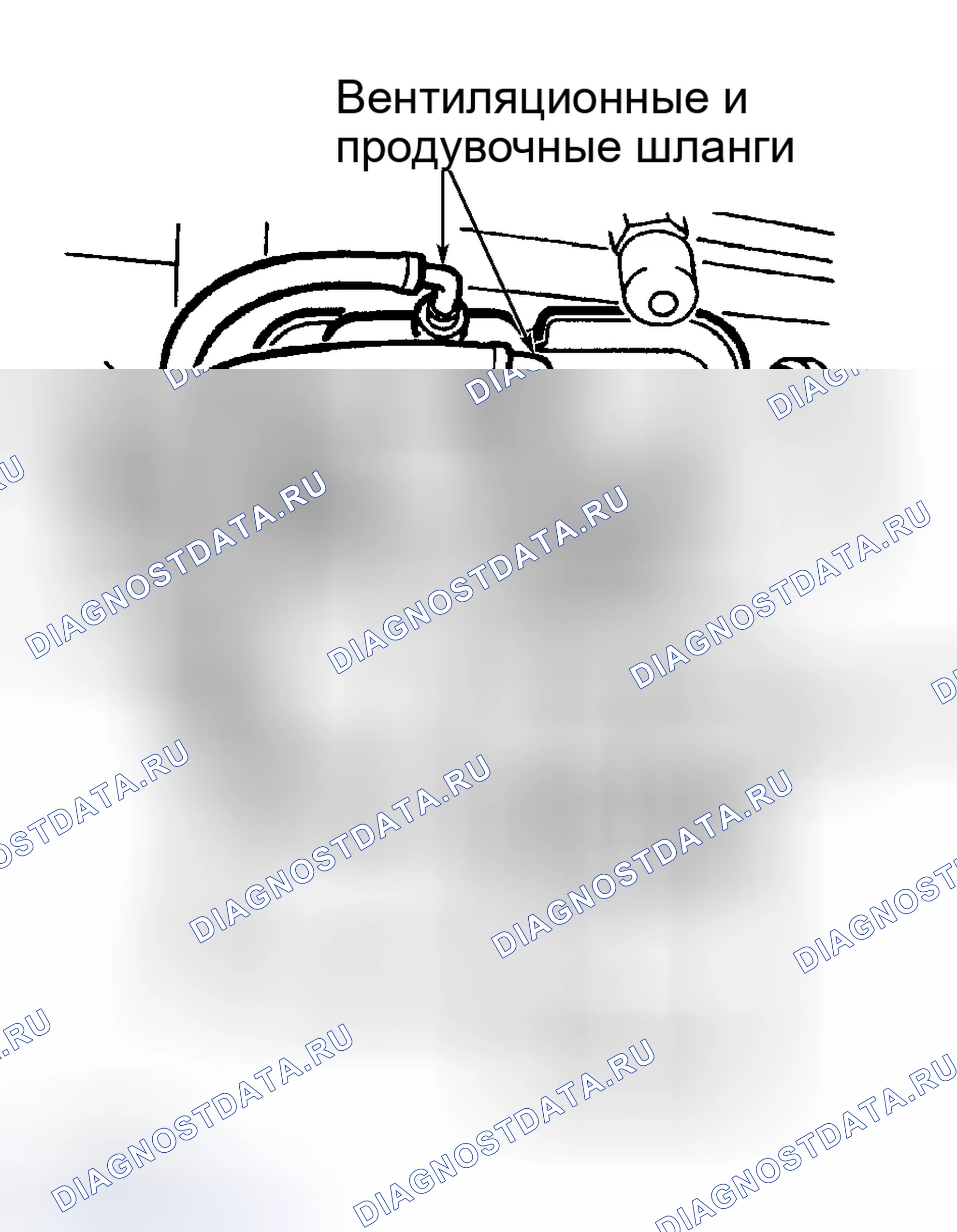 Рис. 17: Демонтаж и монтаж - предварительно усовершенствованный EVAP (диапазон Rover). Land Rover Range Rover II