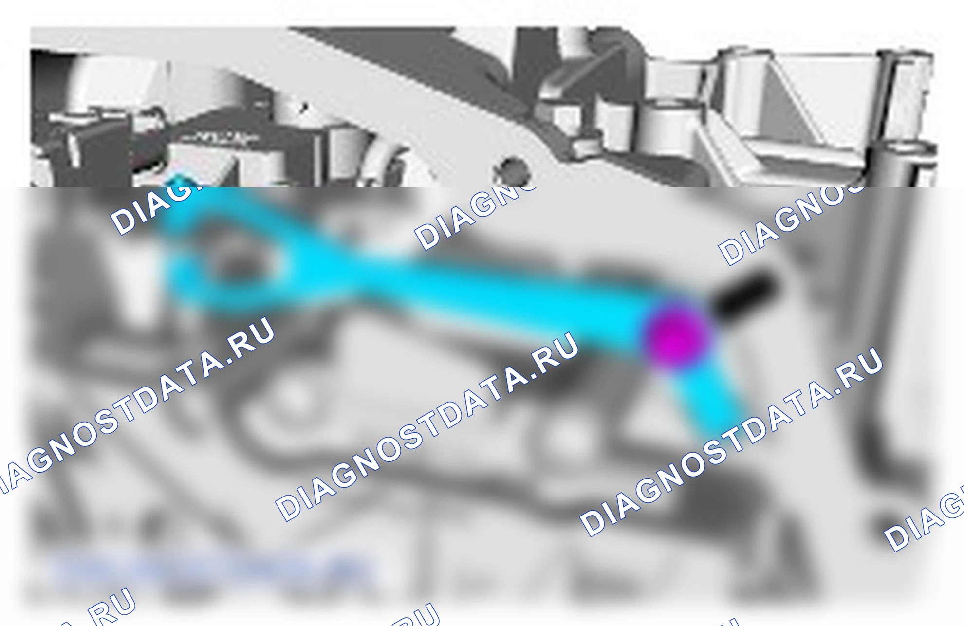 Как снять и установить датчик диапазона коробки передач (TR). Ford Transit Connect II