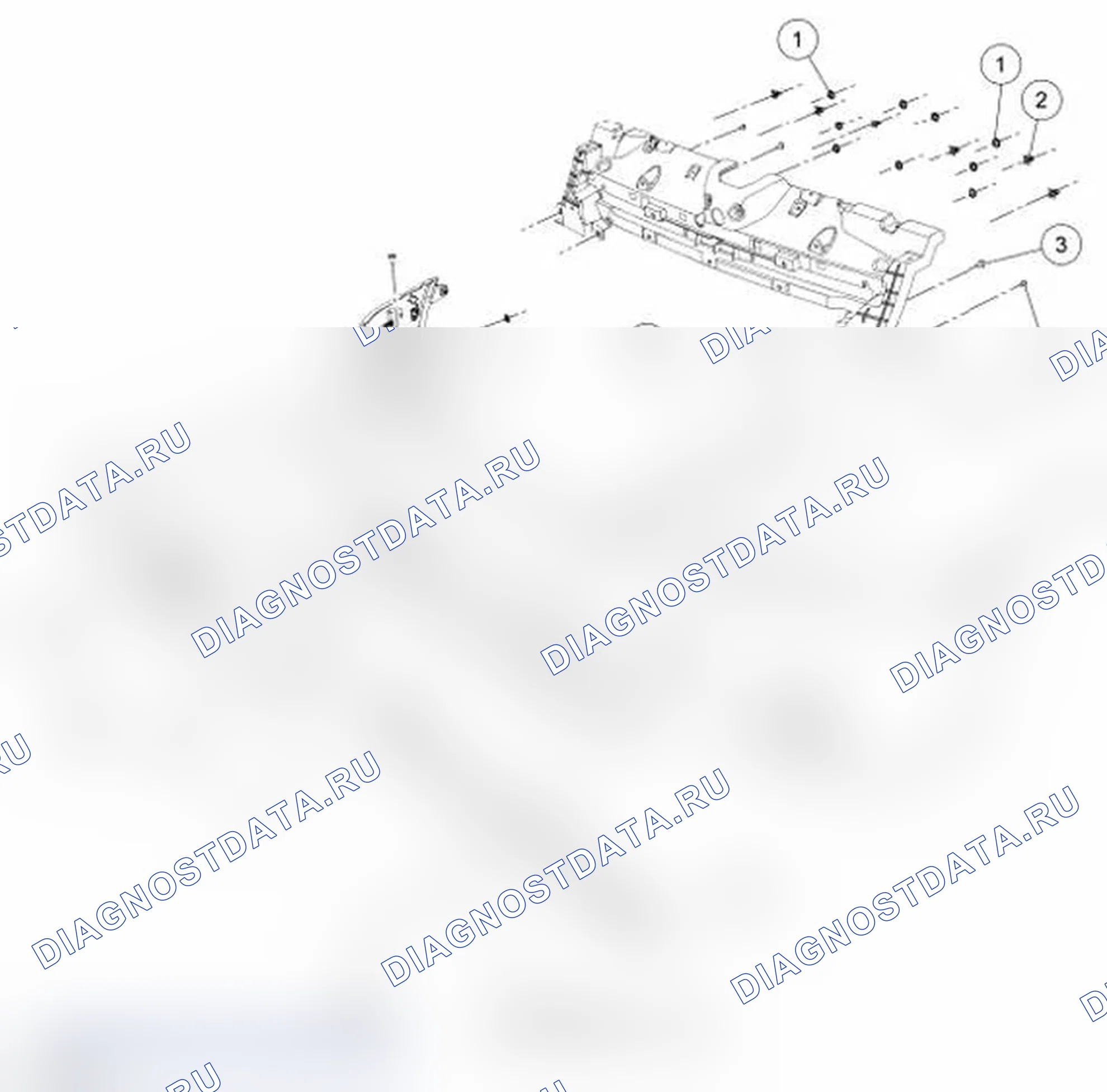Рис. 8: Решетка радиатора. Ford Transit Connect I рестайлинг