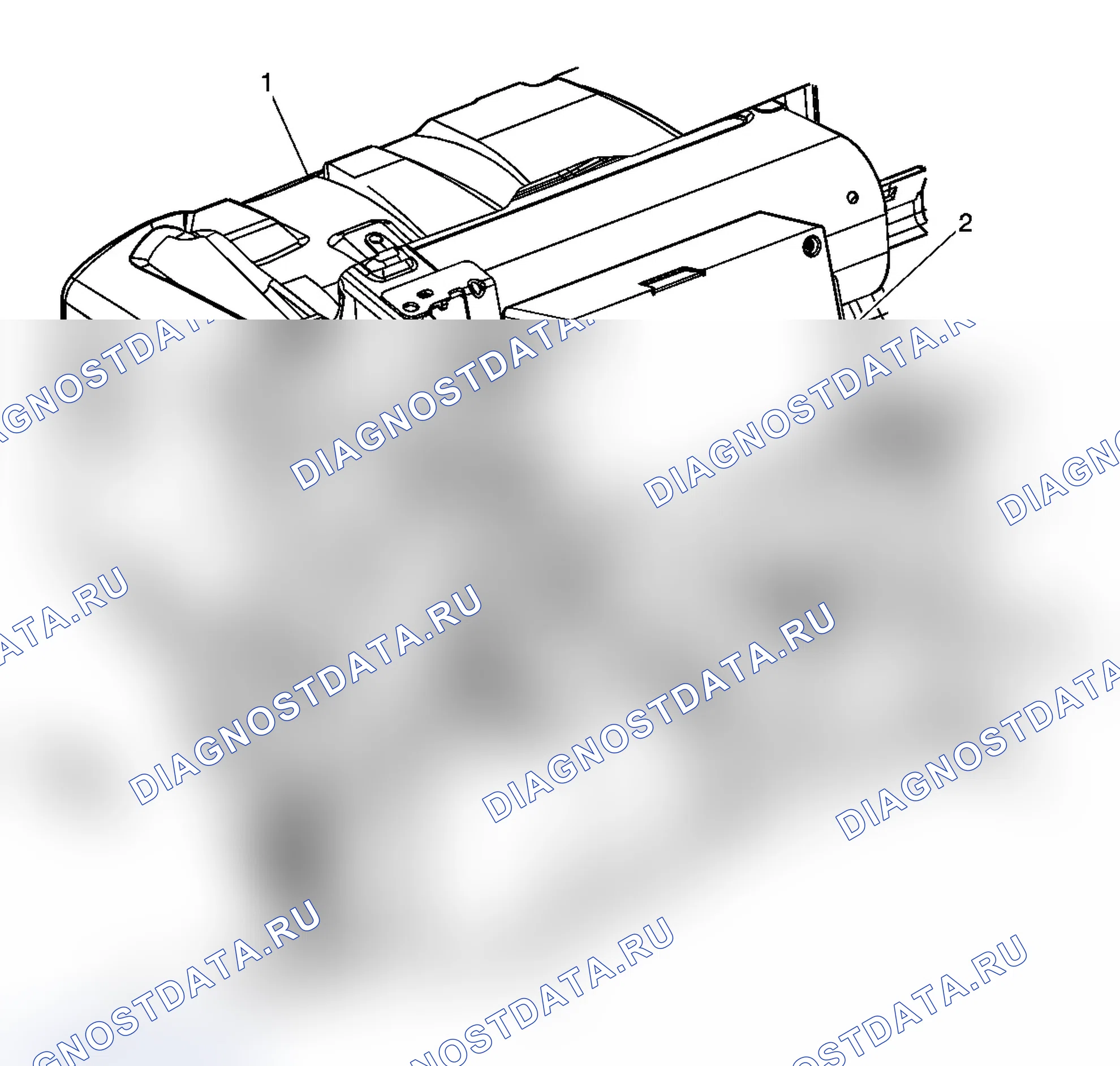 Рис. 3: Виды компонентов сотовой связи. Chevrolet Silverado 1500 