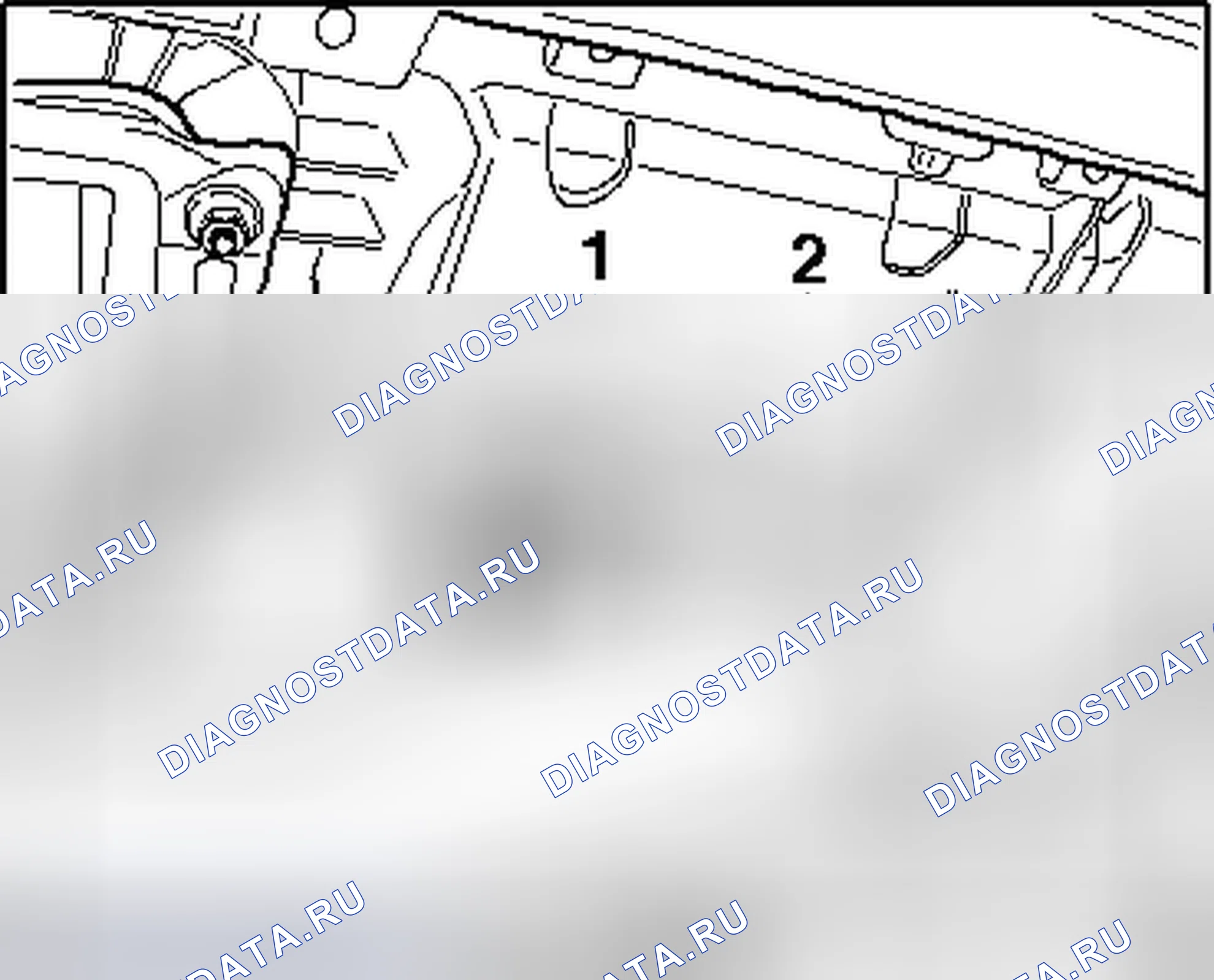 Рис. 48: ДАТЧИК ТЕМПЕРАТУРЫ ПРАВОГО ВЕНТИЛЯЦИОННОГО ОТВЕРСТИЯ -G151. Volkswagen Passat B6