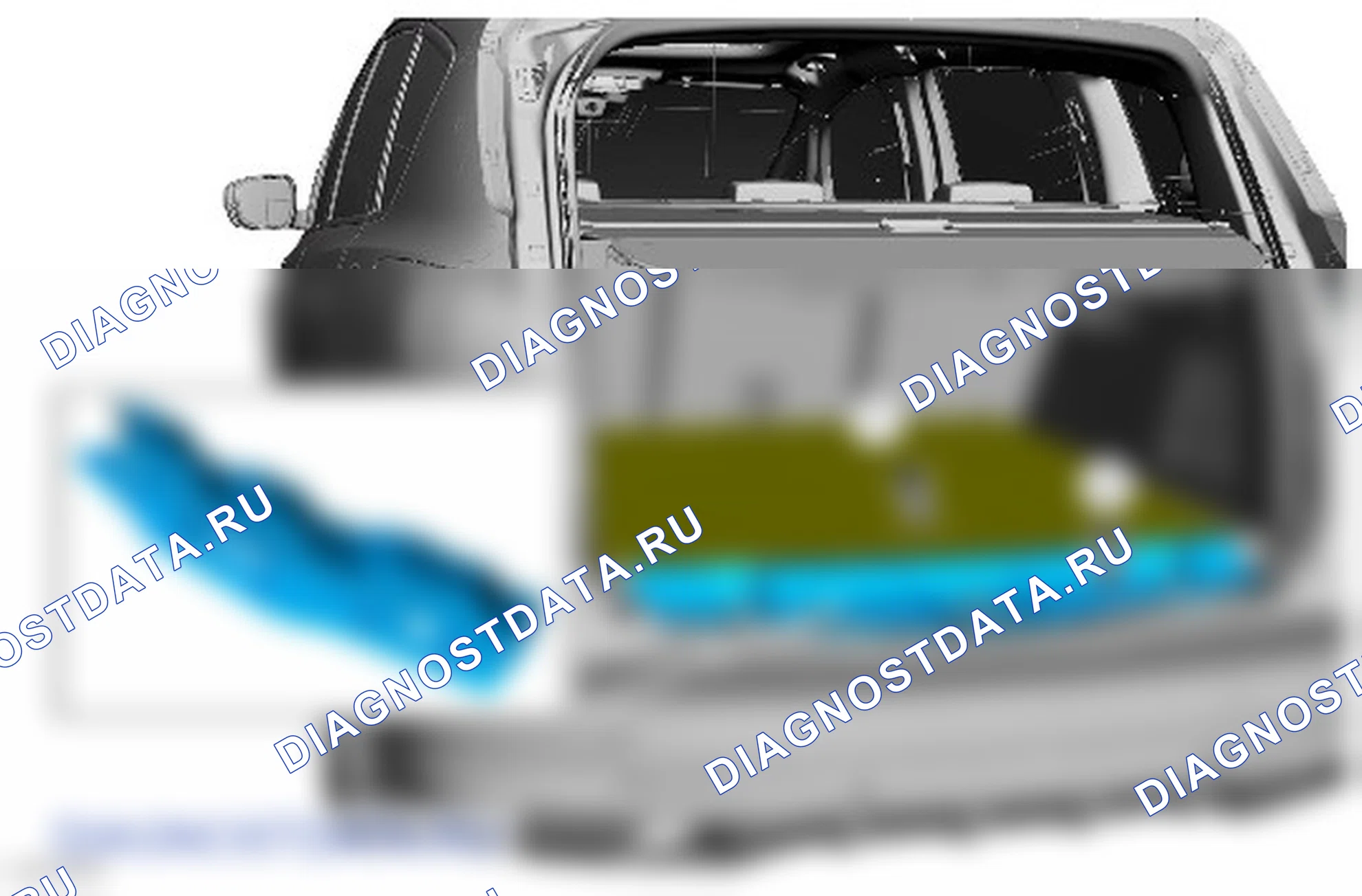 Как выверить поднимаемую дверь багажного отделения. Ford Galaxy III