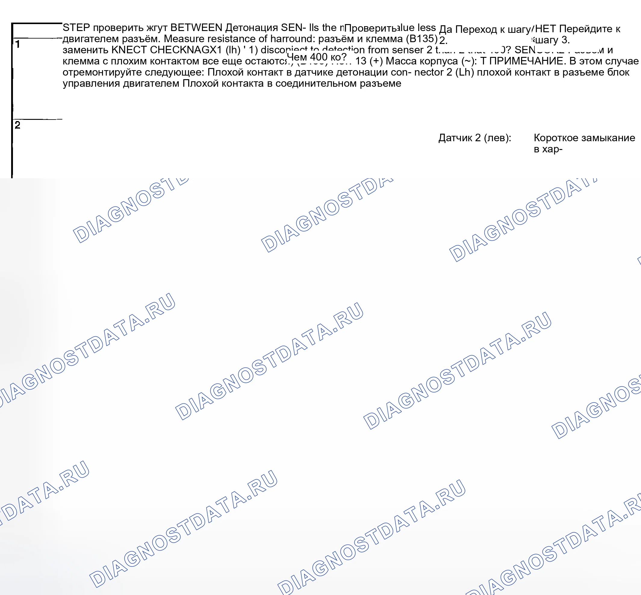 Рис. 1844: ДИАГНОСТИЧЕСКАЯ ПРОЦЕДУРА. Subaru Outback BP