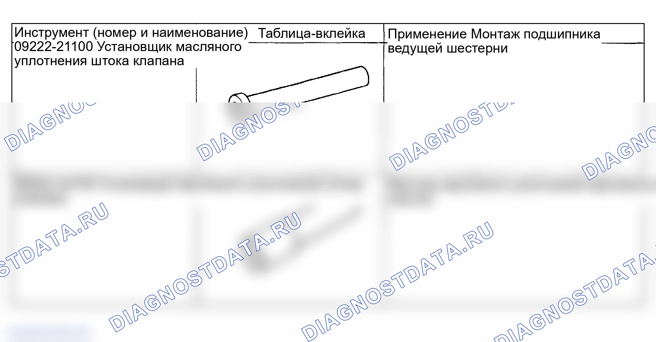 Рис. 3: СПЕЦИАЛЬНЫЕ ИНСТРУМЕНТЫ. Hyundai Sonata IV рестайлинг