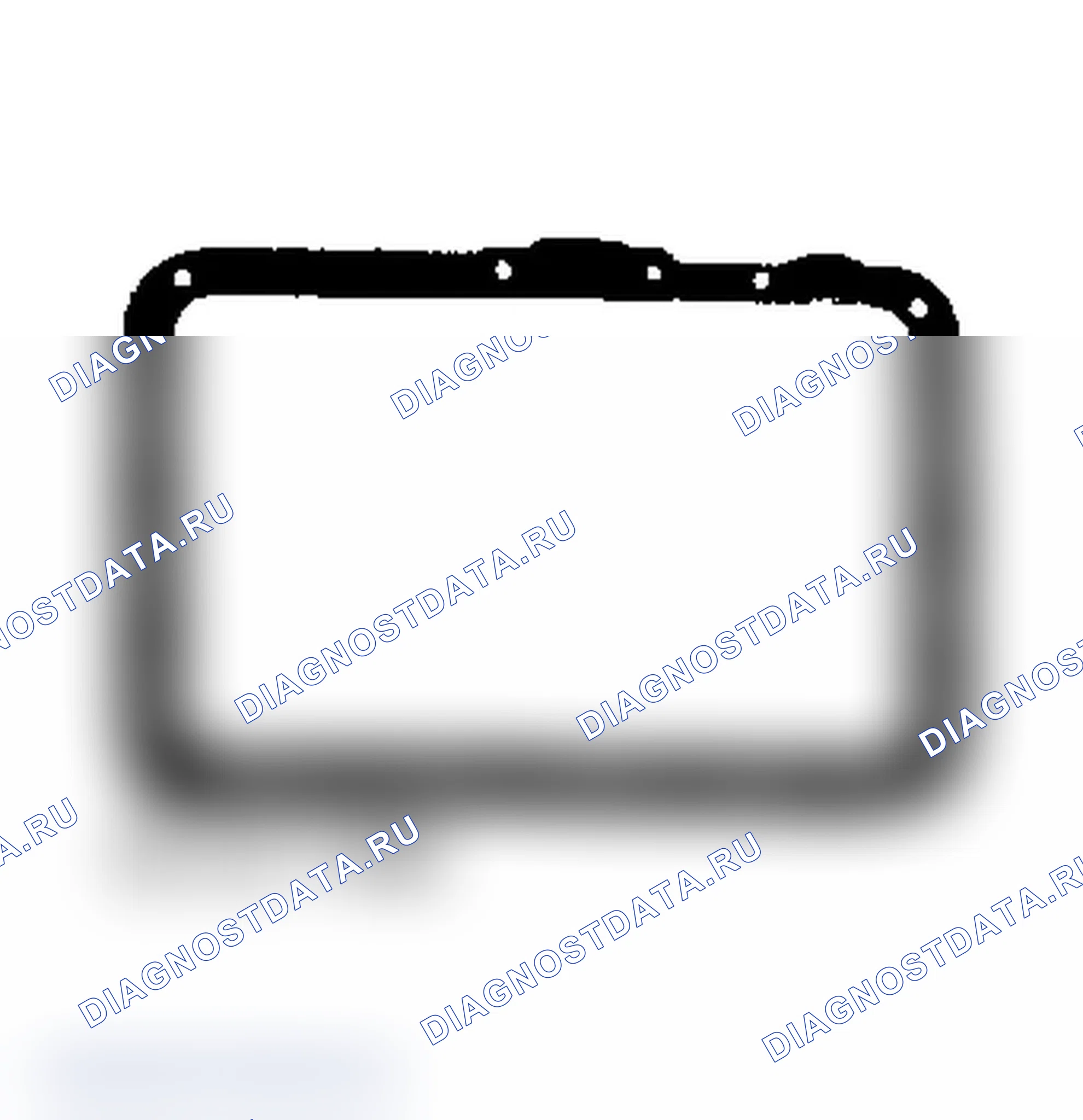 Рис. 46: Идентификация прокладки масляного поддона A4LD. Ford Cab & Chassis Ranger 