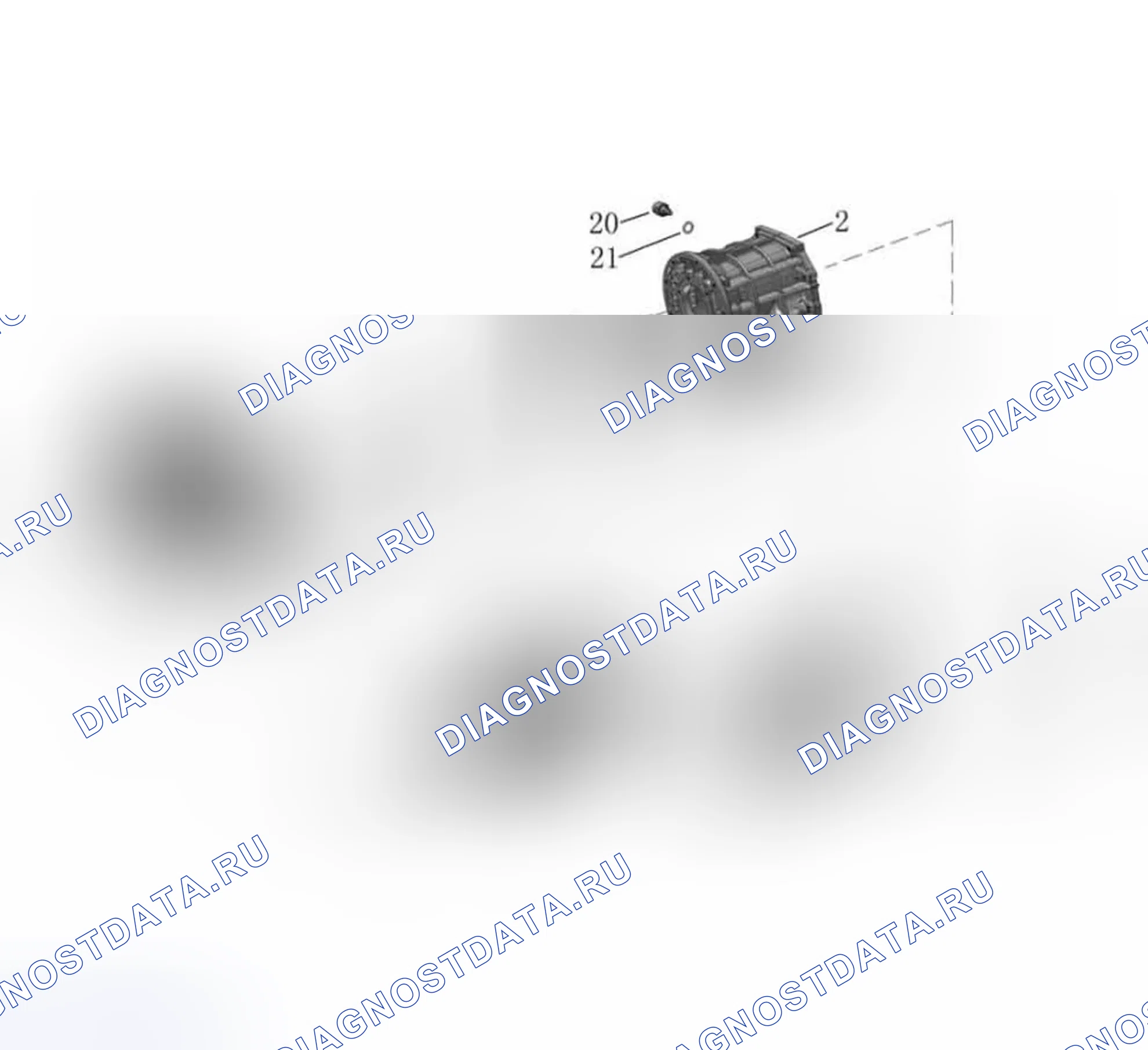 Схема расположения узла трансмиссии — Great Wall Wingle-5. Great-Wall Wingle 5 I