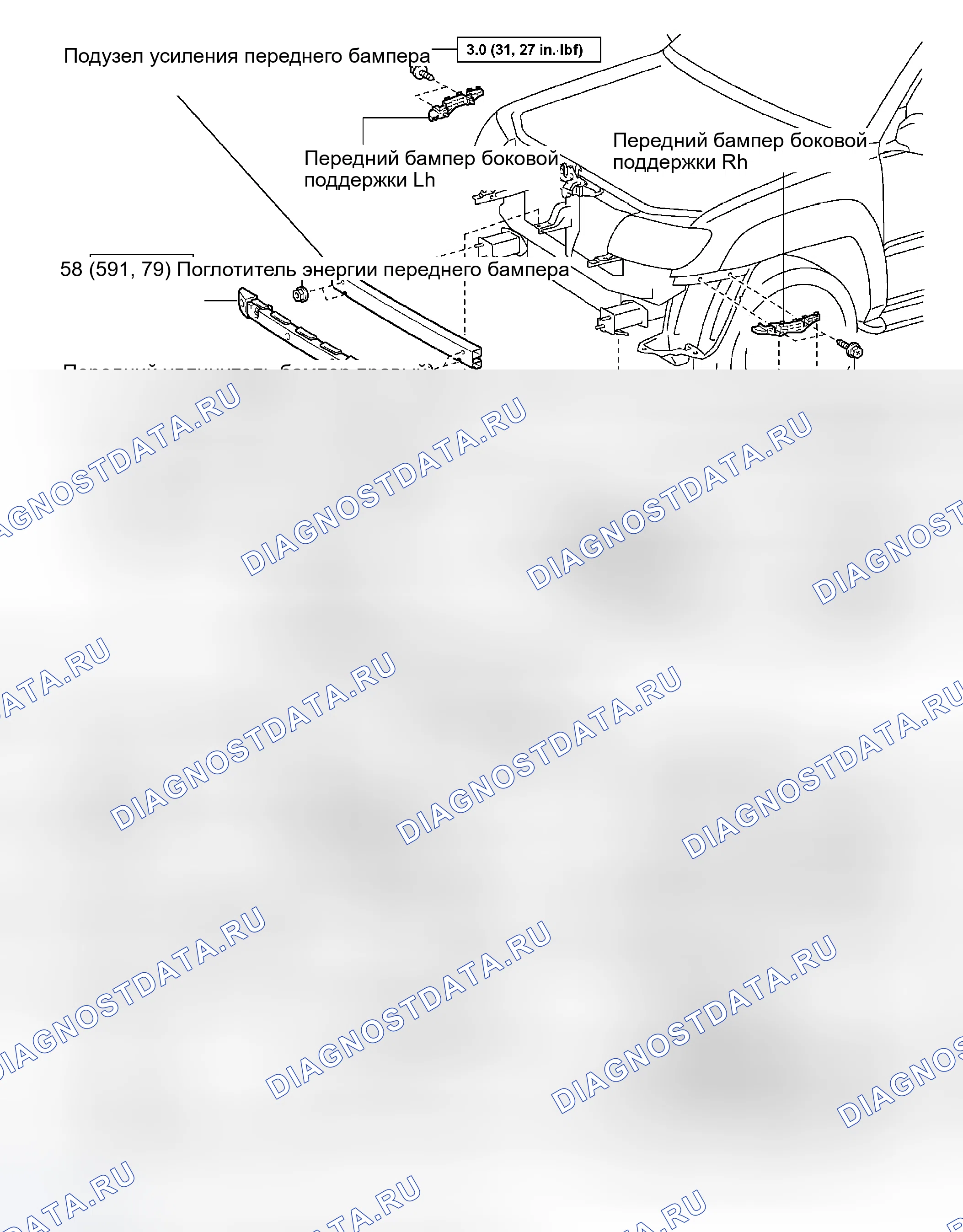 Рис. 3: КОМПОНЕНТЫ. Toyota 4Runner IV