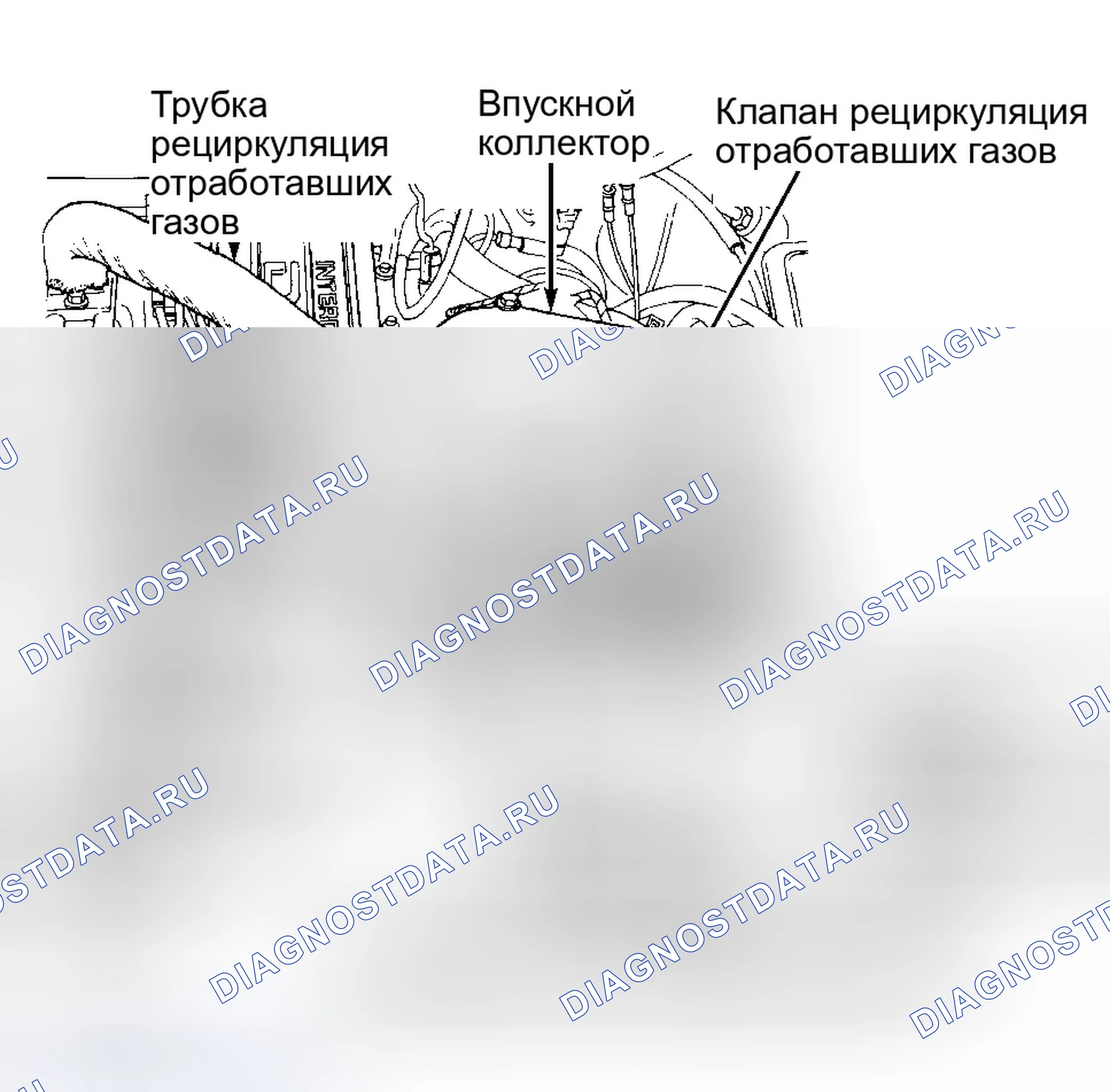 Рис. 7: Электромагнитный клапан регулятора вакуума рециркуляция отработавших газов (только для моделей из Калифорнии). Dodge Pickup R3500 