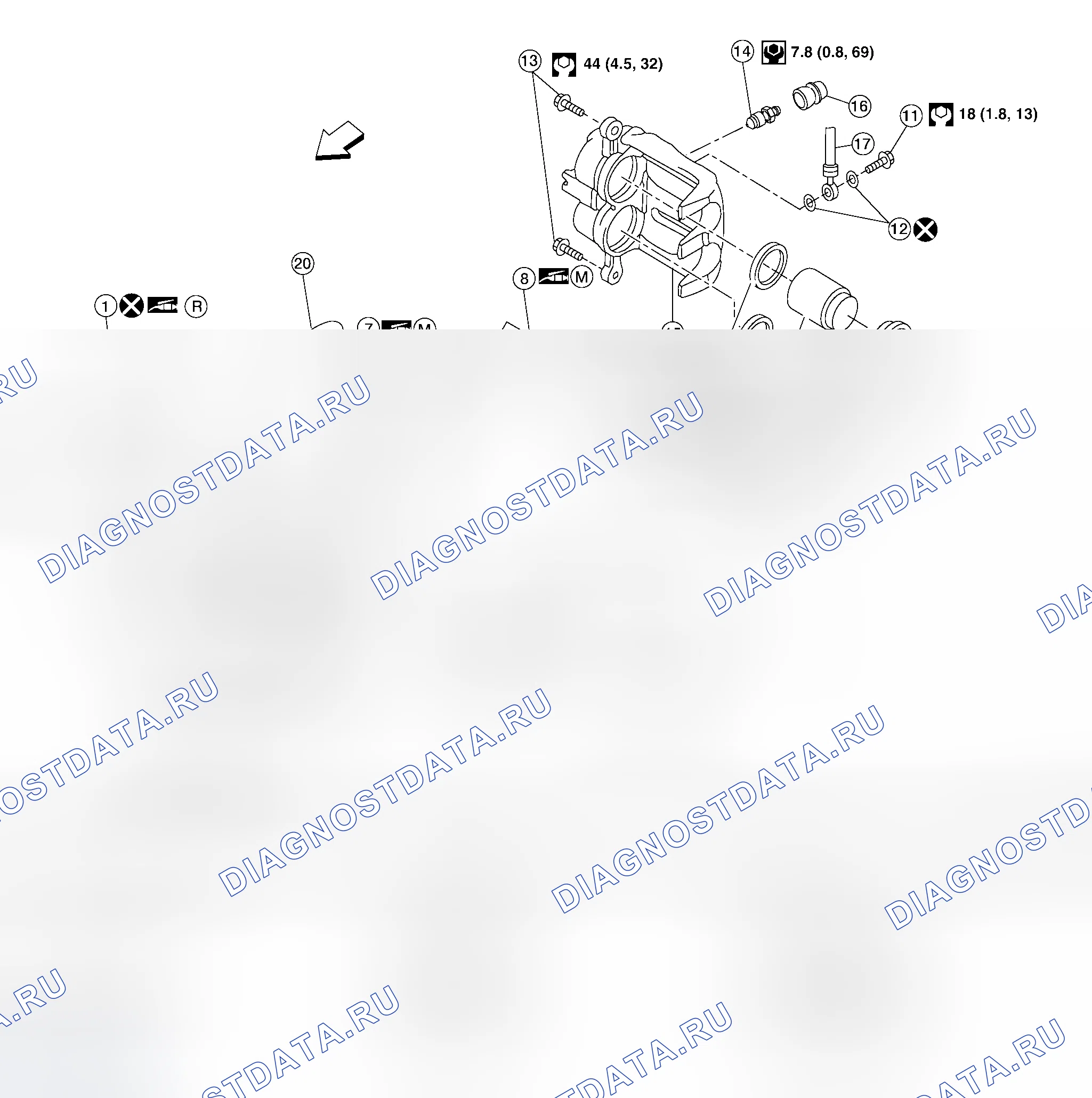 Рис. 9: Компоненты. Honda N-WGN I