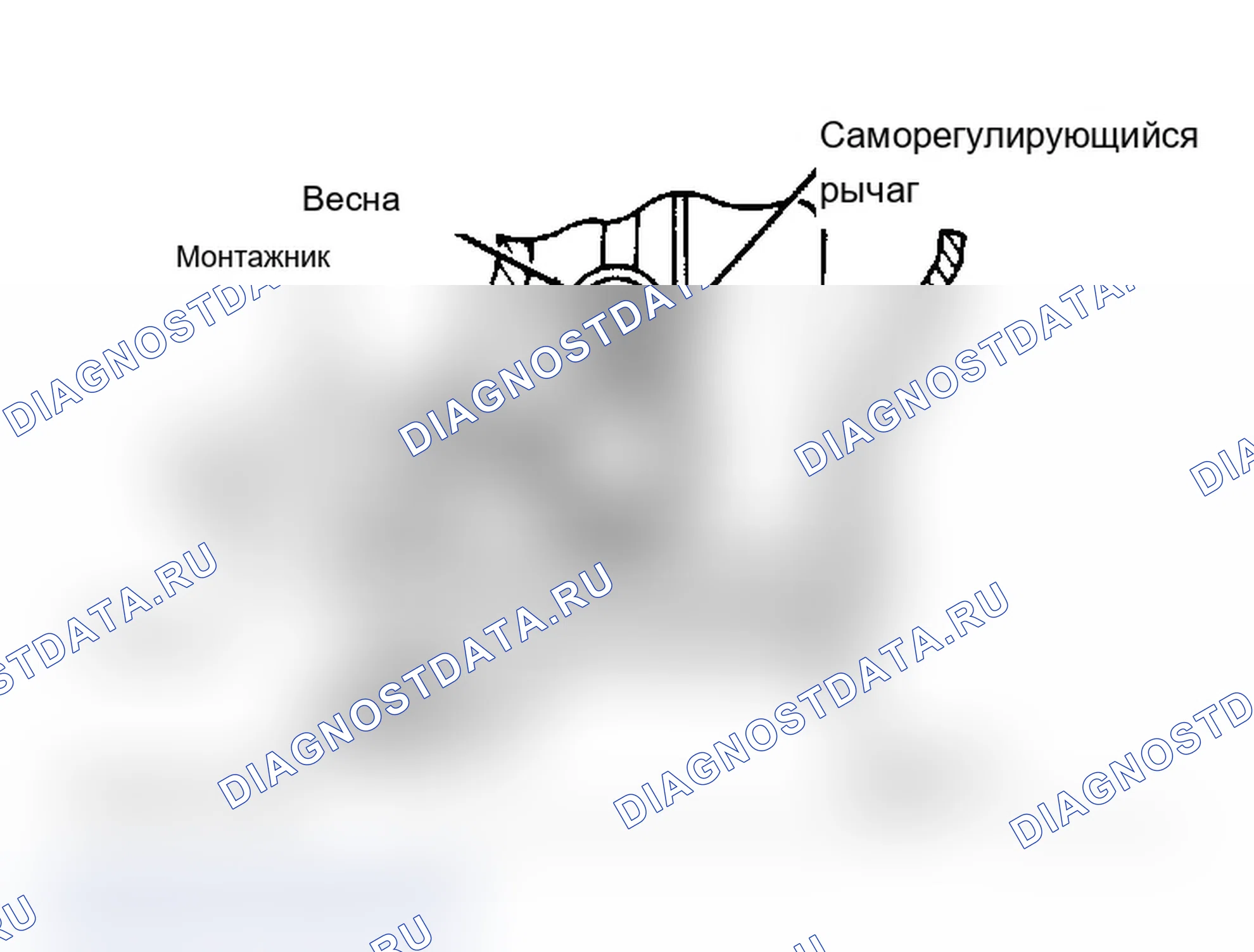 Рис. 1: ЗАДНИЕ ТОРМОЗНЫЕ КОЛОДКИ. Pontiac Grand Prix V