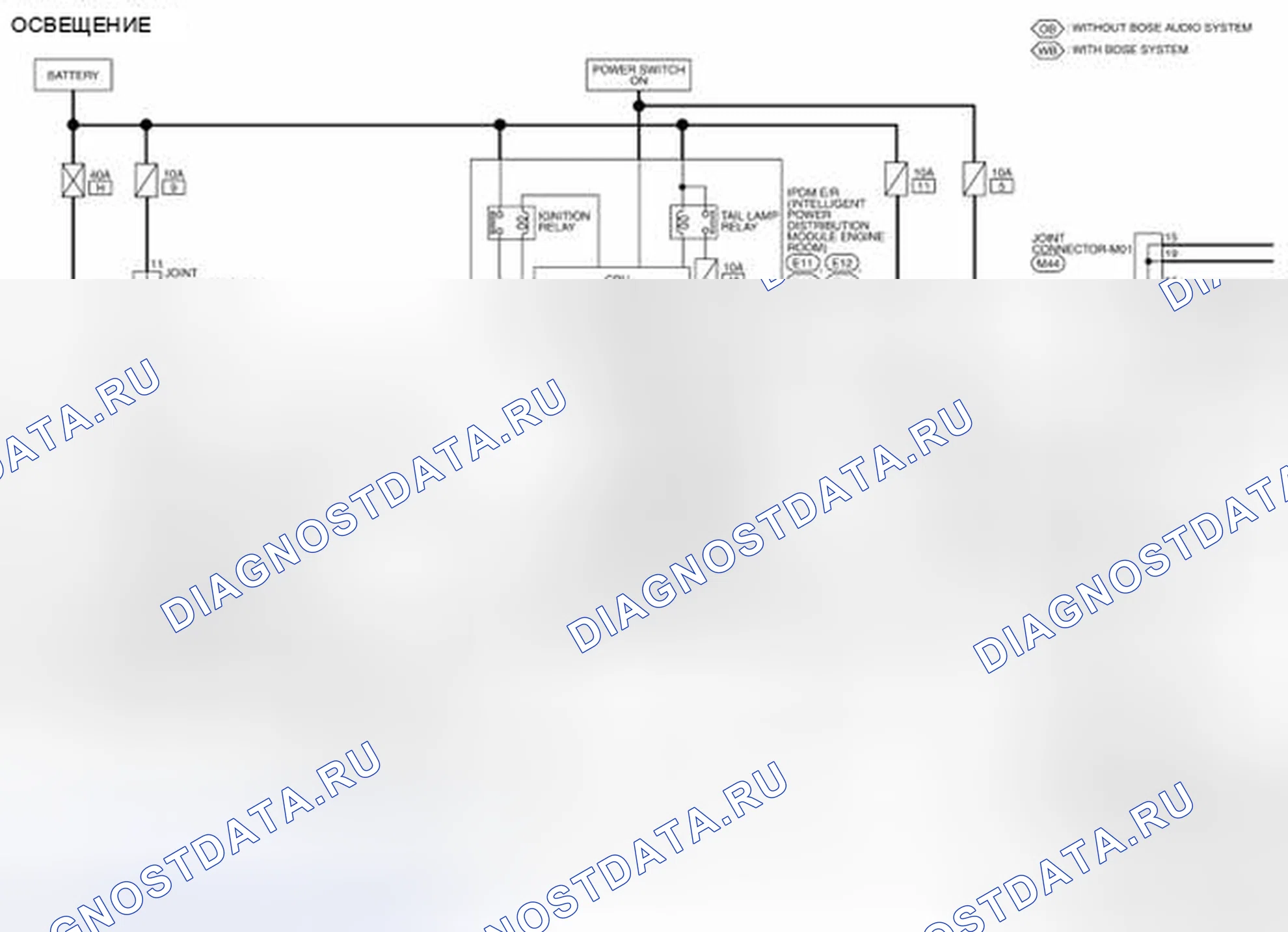 Рис. 16: электросхема. Nissan Leaf I