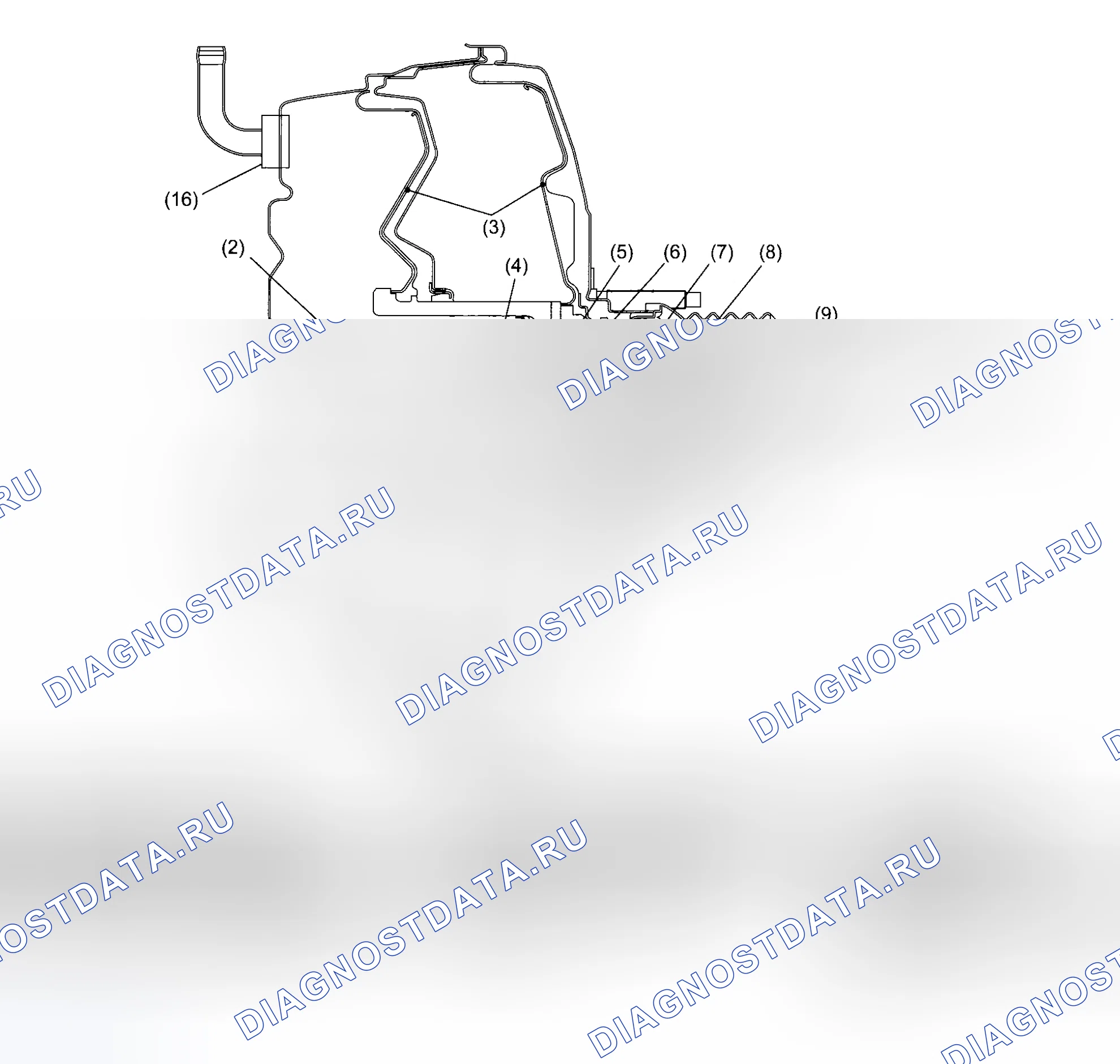 Рис. 5: Усилитель тормозов. Subaru Impreza WRX GD/GG рестайлинг 2