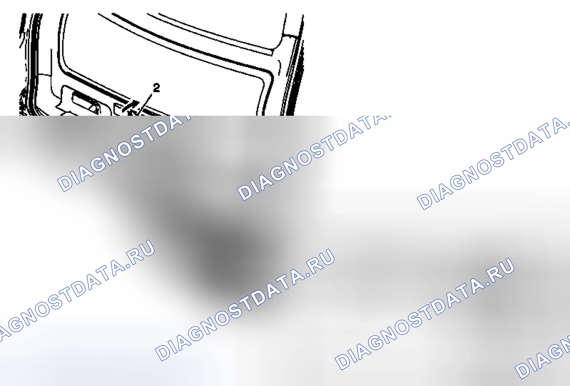 Рис. 77: Замена лампы заднего дверь багажника. Chevrolet Traverse I
