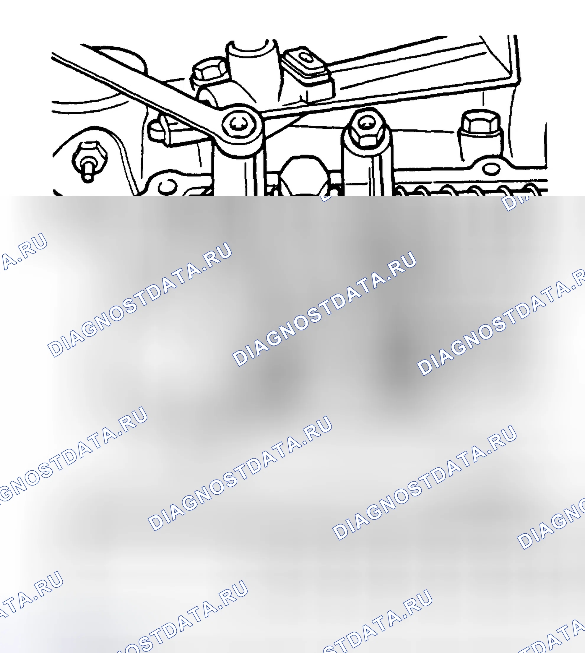 Рис. 5: Технические характеристики зазора клапана (2,8 л). Ford Ranger 