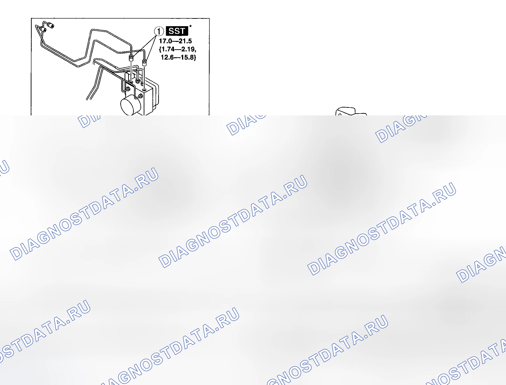 Рис. 9: СНЯТИЕ / УСТАНОВКА СИЛОВОГО ТОРМОЗА. Mazda 5 I