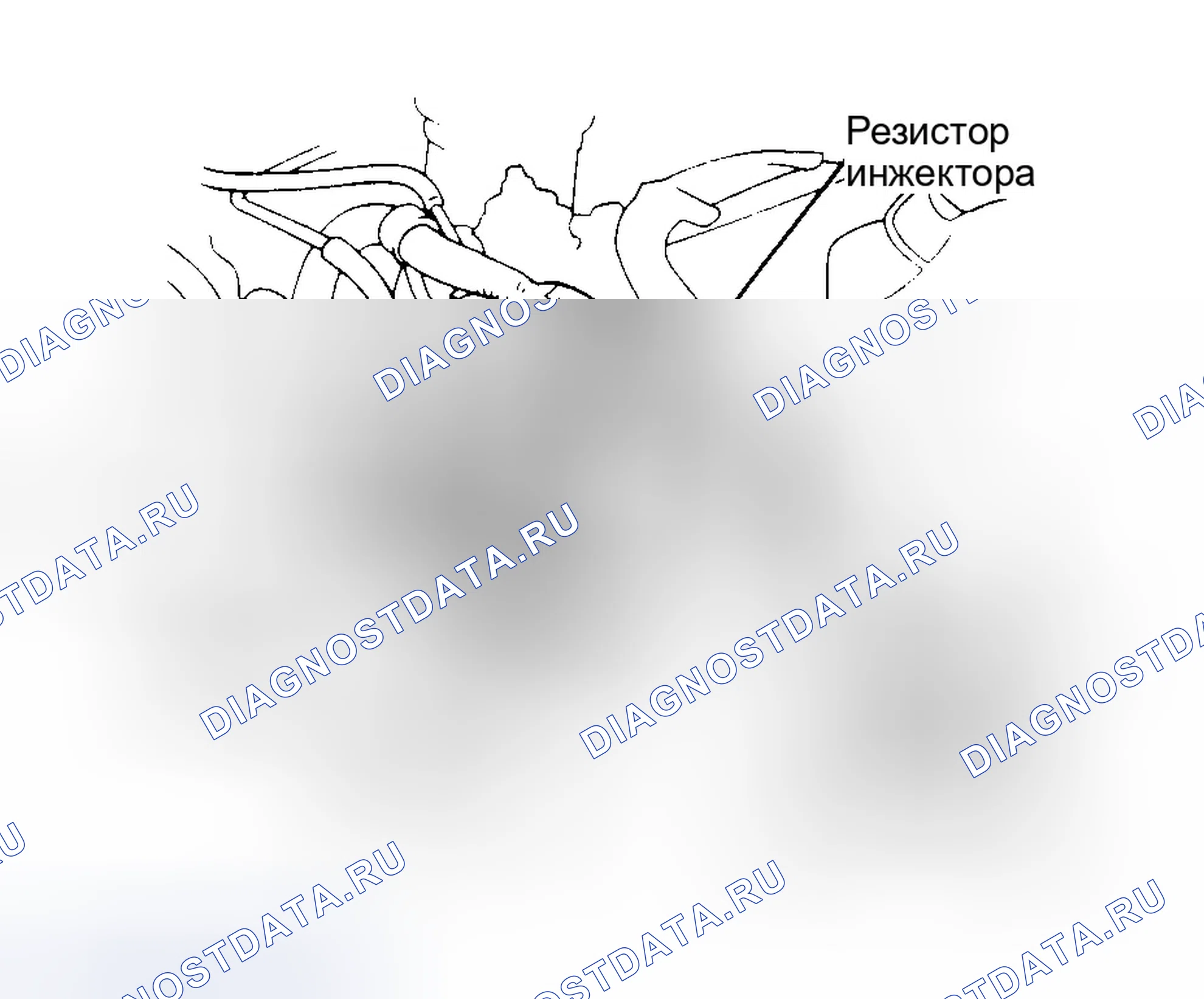 Рис. 12: Резистор топливного инжектора. Honda Civic IV