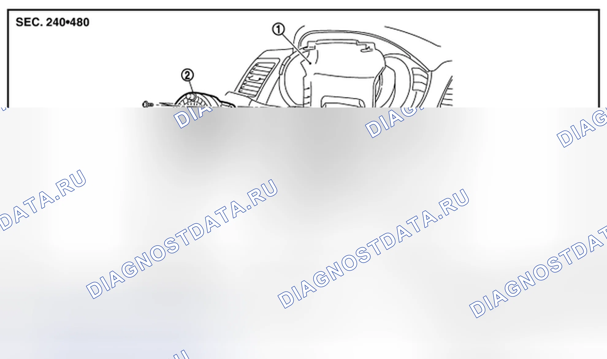 Рис. 39: Разнесенный вид. Nissan Murano Z51 рестайлинг 2