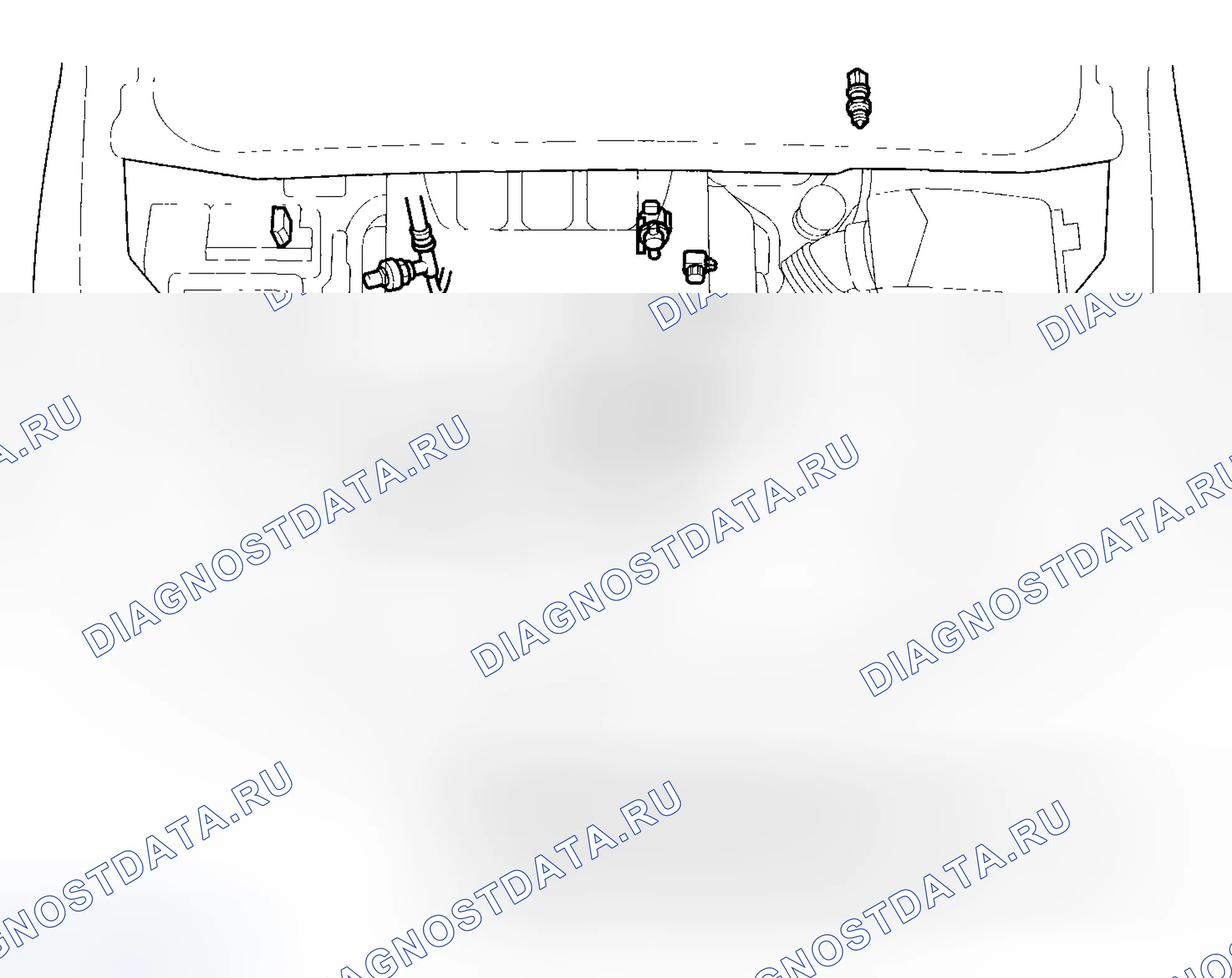 Рис. 3: Указатель расположения компонентов. Honda Odyssey I