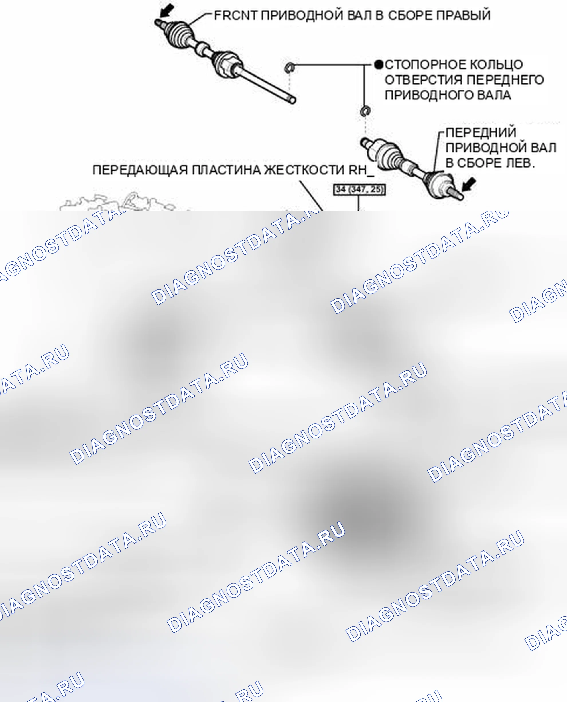 Рис. 43: ИЛЛЮСТРАЦИЯ. Toyota Highlander II рестайлинг