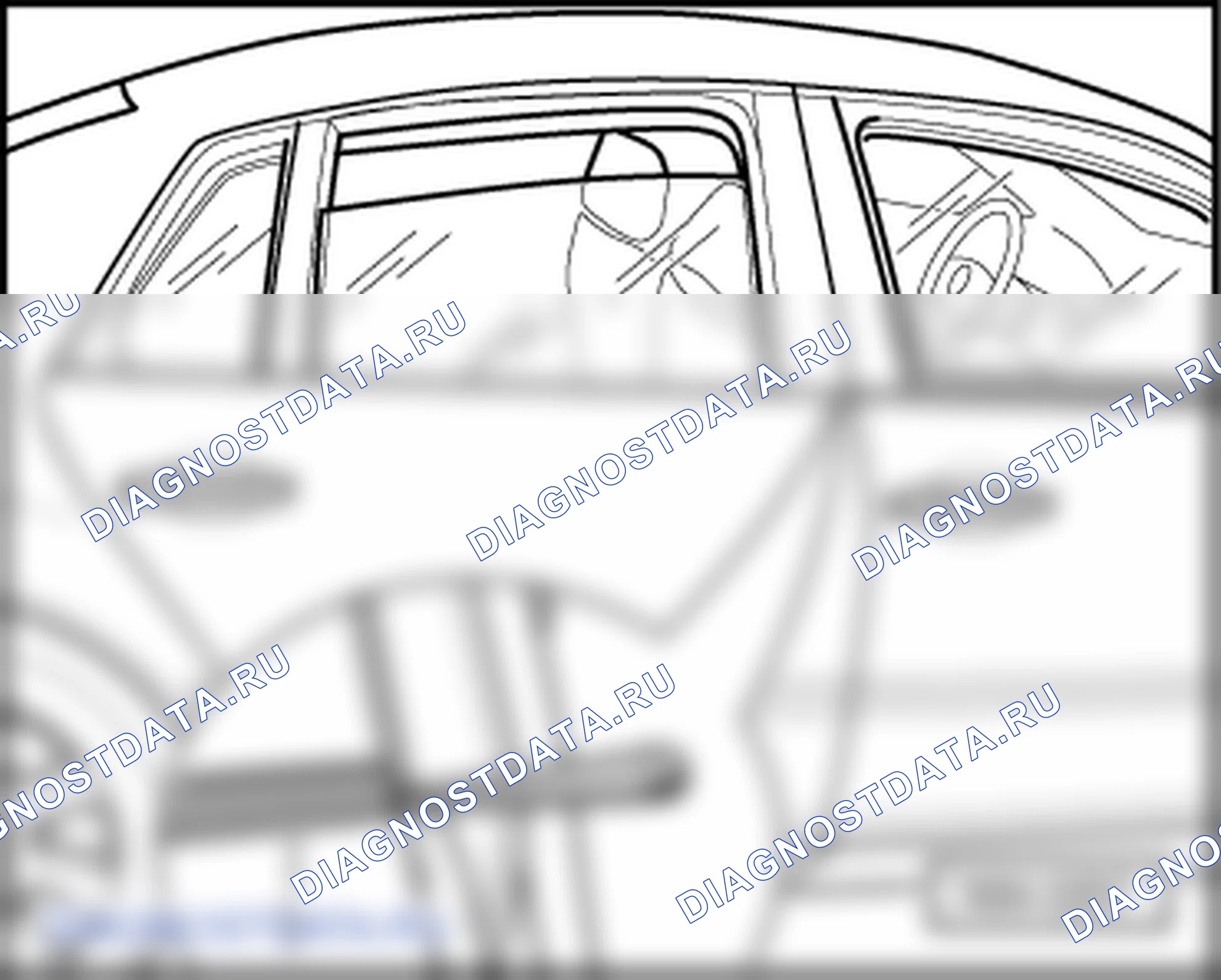 Стекла задних дверей. Volkswagen Phaeton I