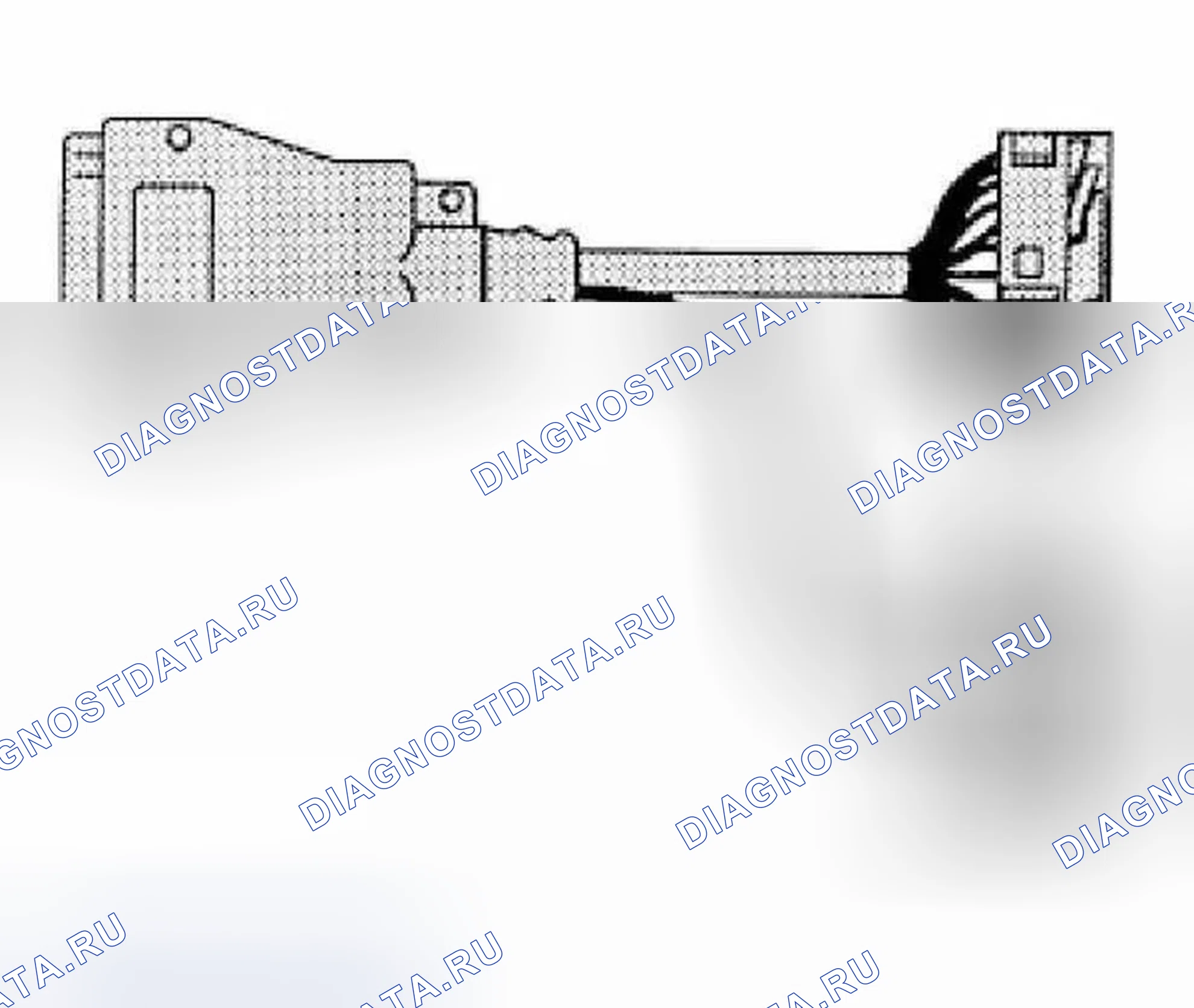 Рис. 385: 61 4 450 20-контактный вывод V-образного адаптера (D 2.5), черный. BMW M5 E60/E61
