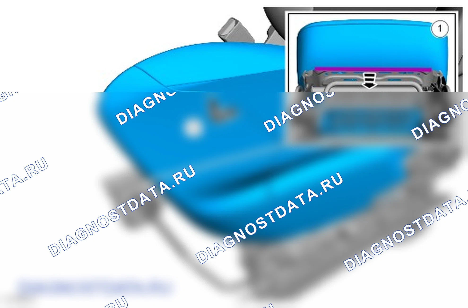 Как снять и установить направляющую сиденья водителя. Ford Tourneo Courier I