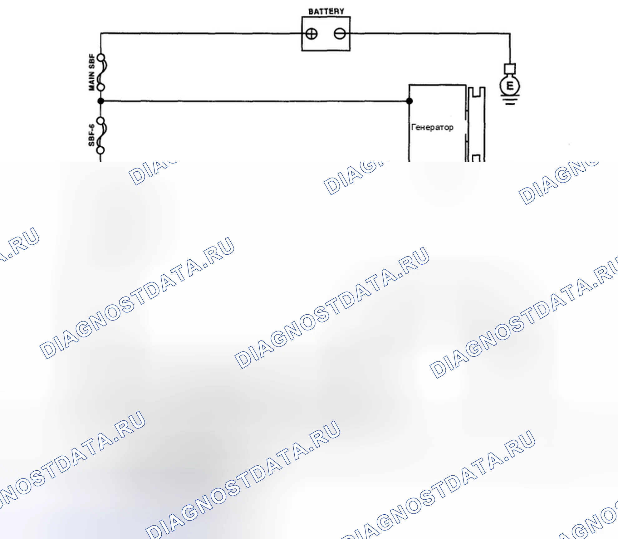 Рис. 30: электросхема. Subaru Legacy BL/BP рестайлинг