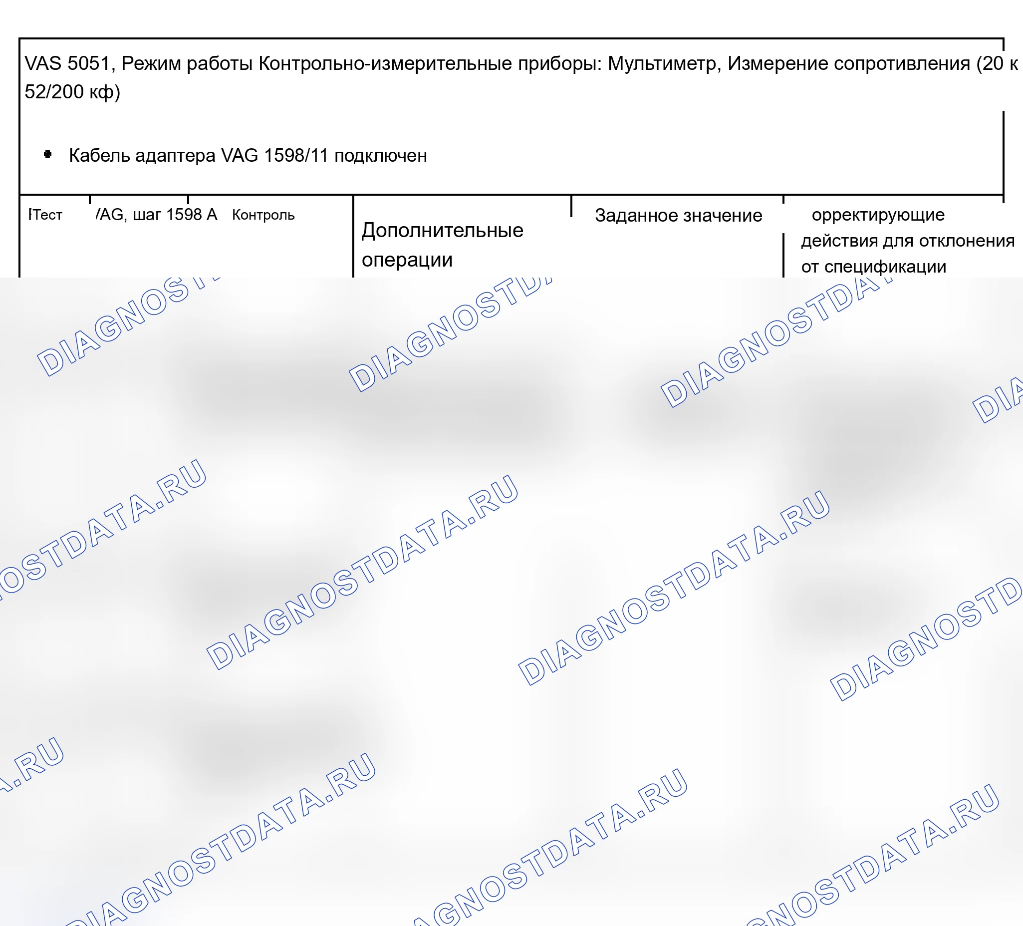 Рис. 259: Шаг 2 испытания: Датчик температуры. Audi S6 C5