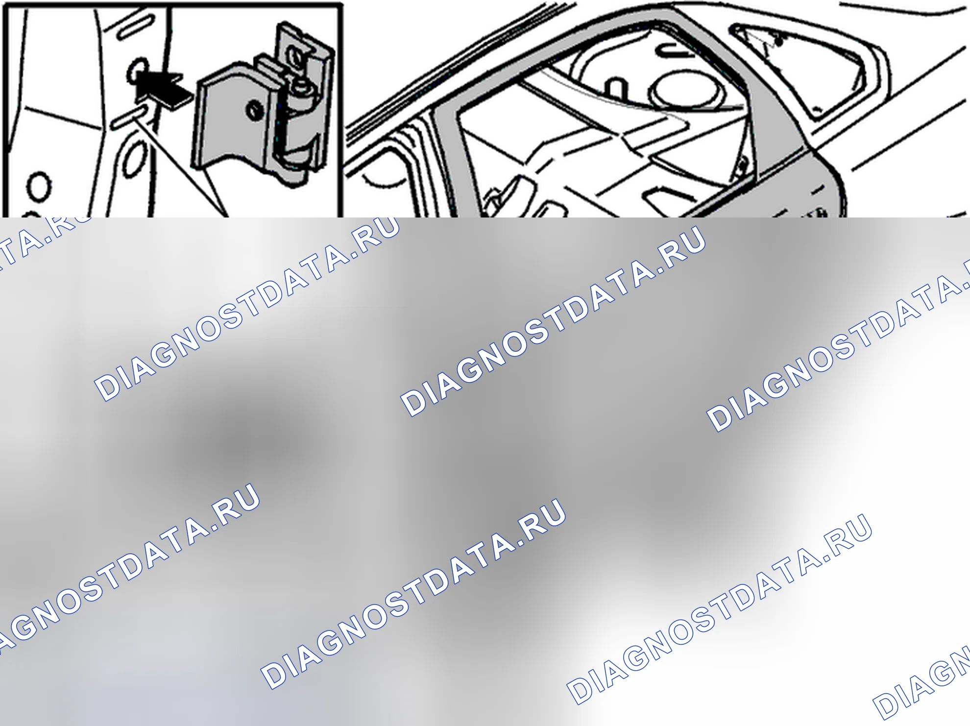 Рис. 78: Только при замене стойки Б. Volvo S80 I