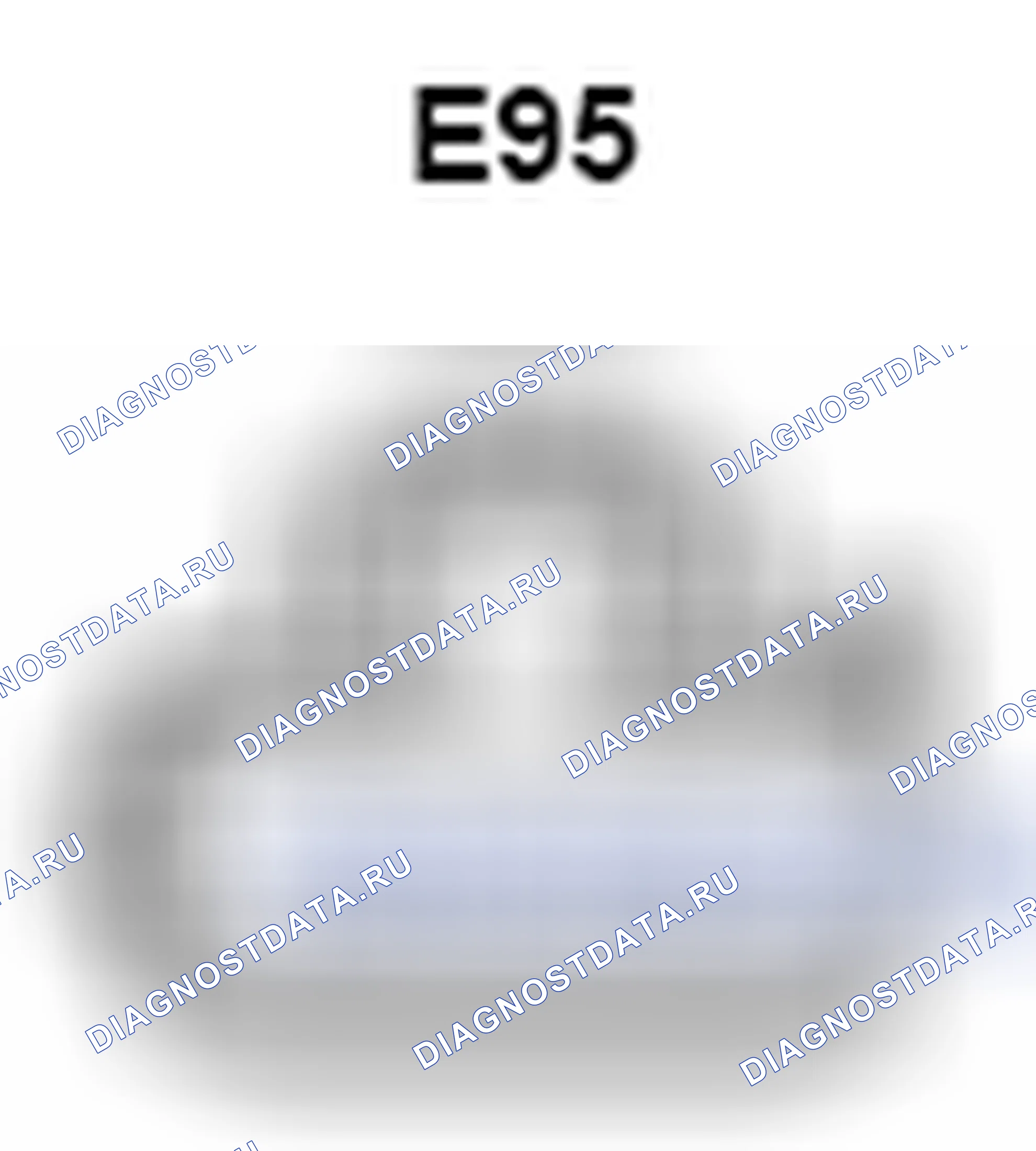 Рис. 583: Вид с торца разъема громкоговорителя (правая приборная панель) (E95). Lexus ES XV40
