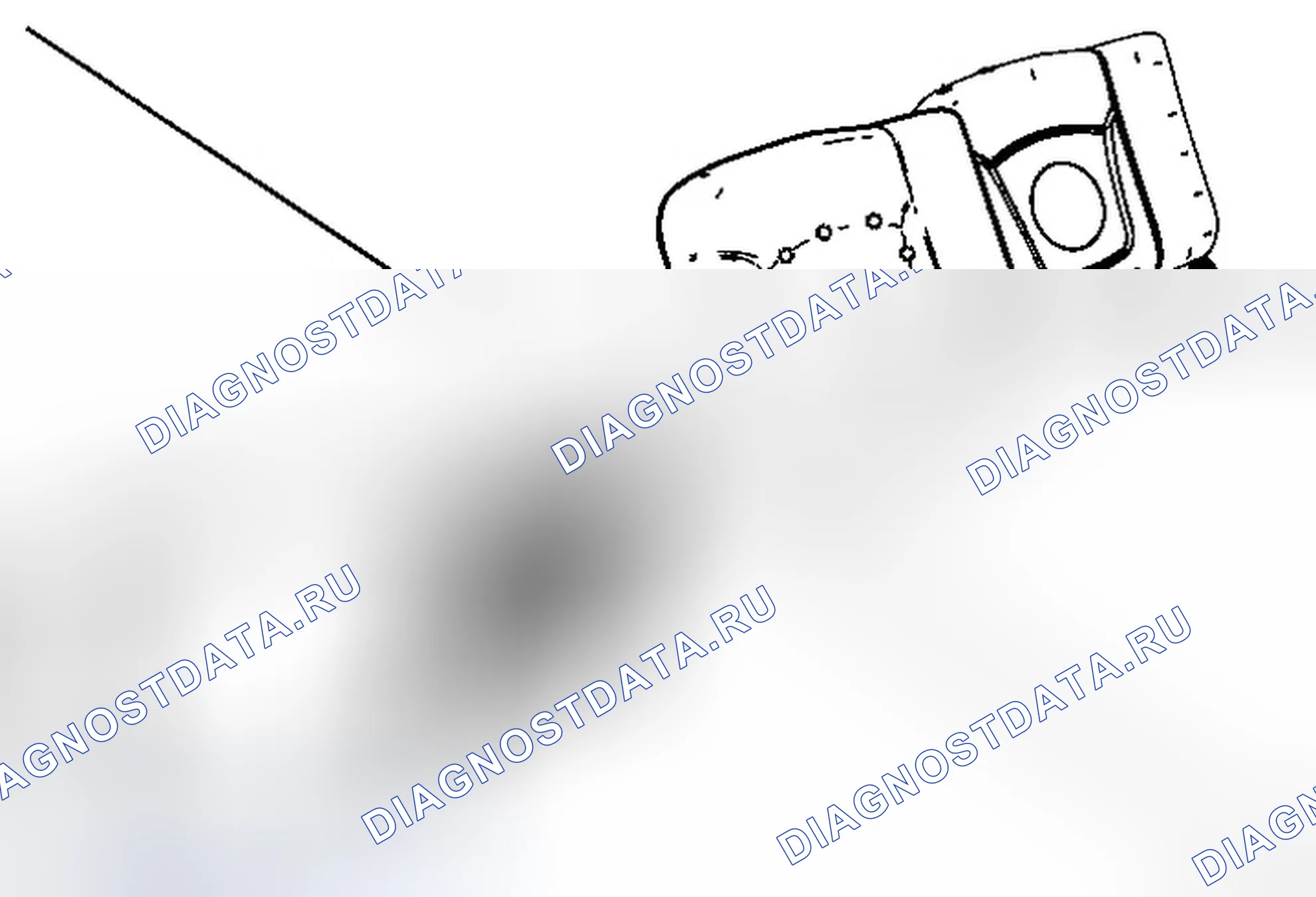 Рис. 22: Замена задней крышки заднего сиденья. Chevrolet Spark M300