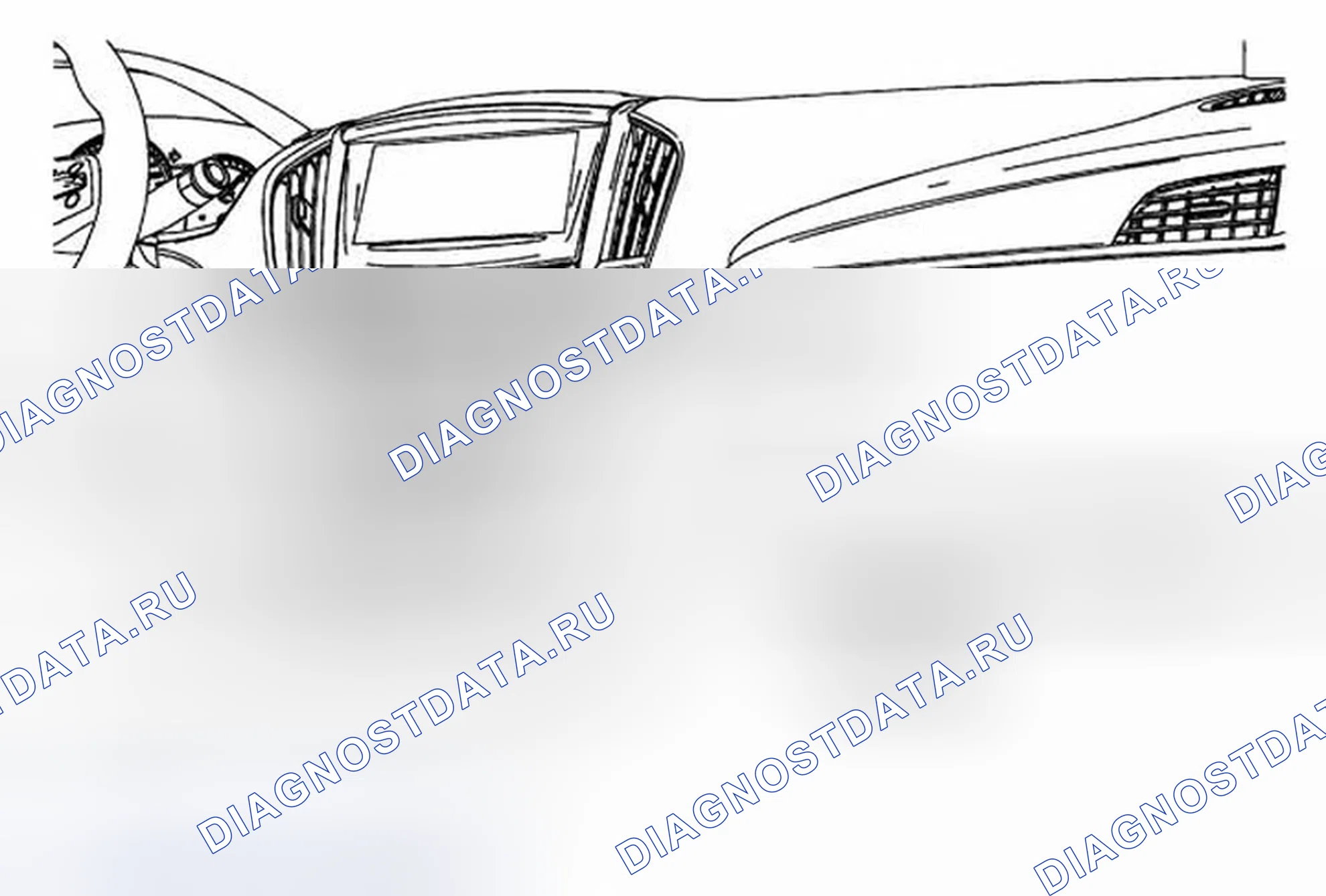 Рис. 8: Замена лампы на переднем этаже. Cadillac ATS I