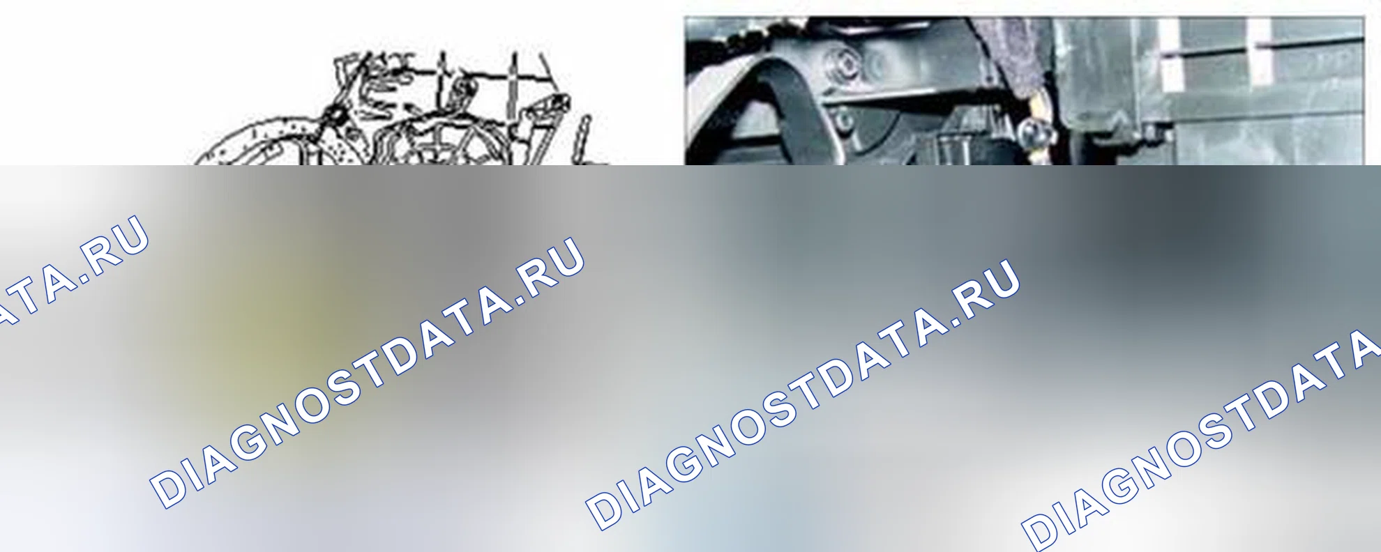 Рис. 139: Расположение компонентов. Hyundai Veracruz I
