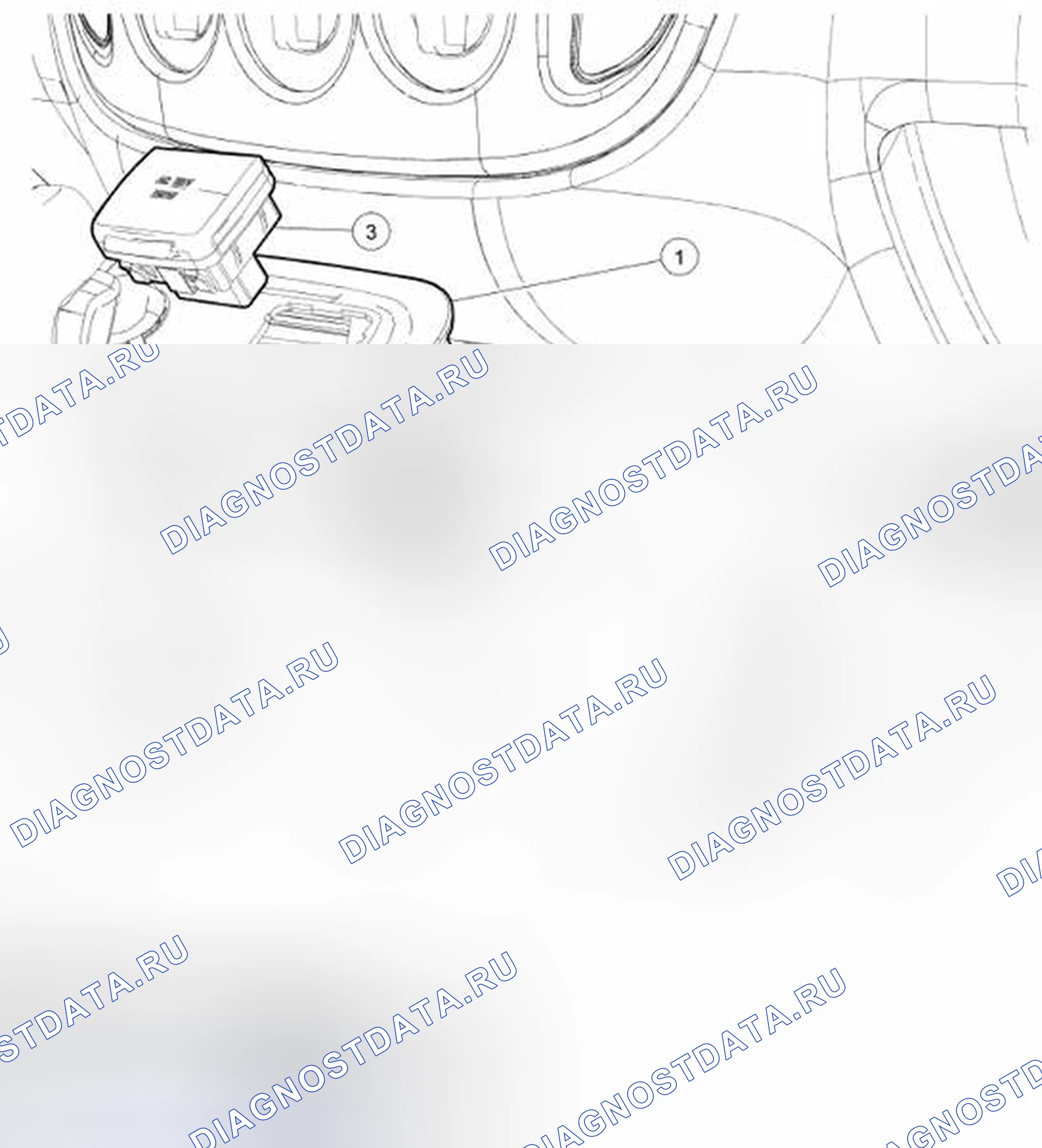 Рис. 543: Точка питания переменного тока. Hyundai Matrix I рестайлинг