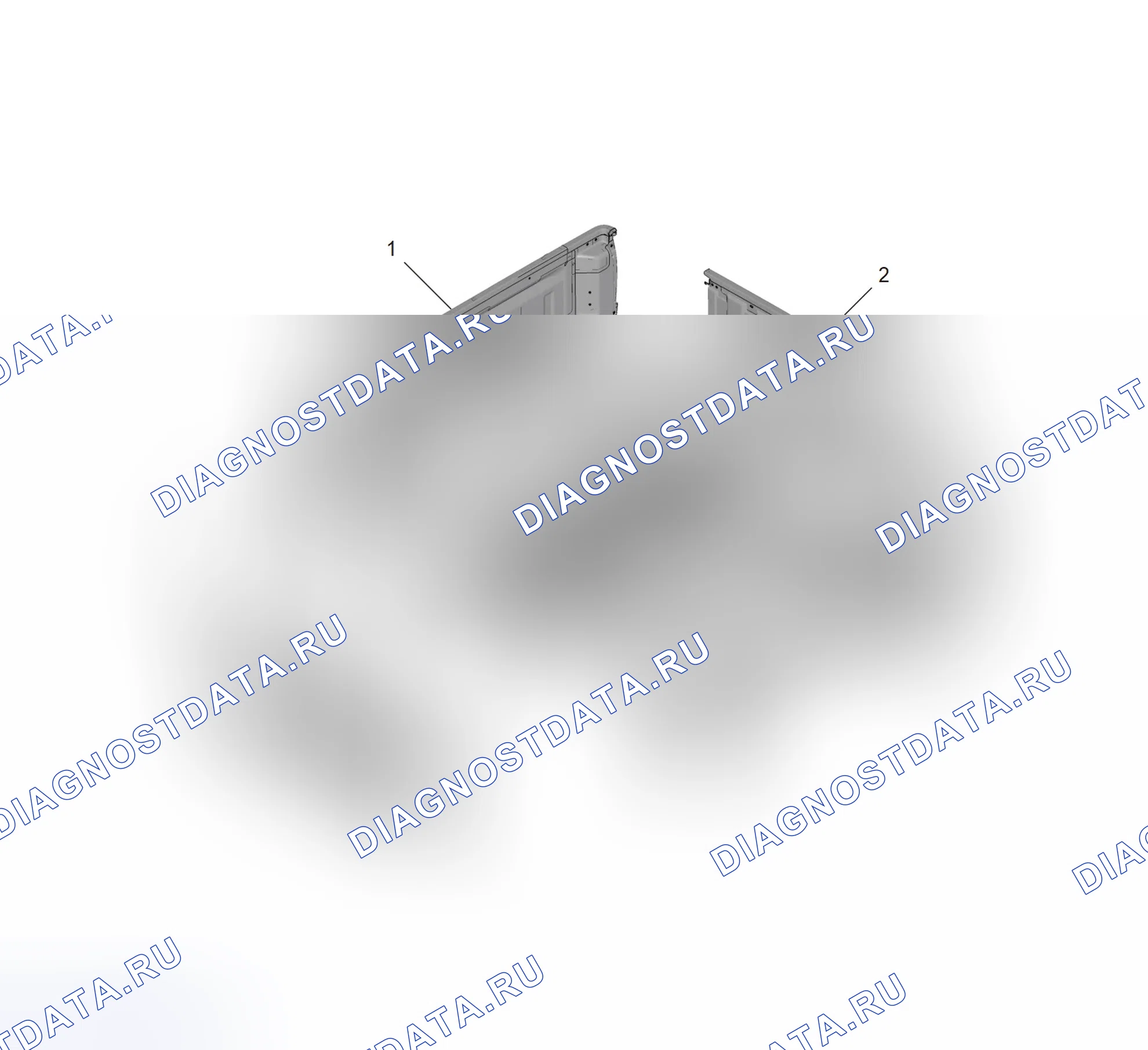 Коробка (общий длинный грузовой ящик) — Great Wall Wingle-5. Great-Wall Wingle 5 I