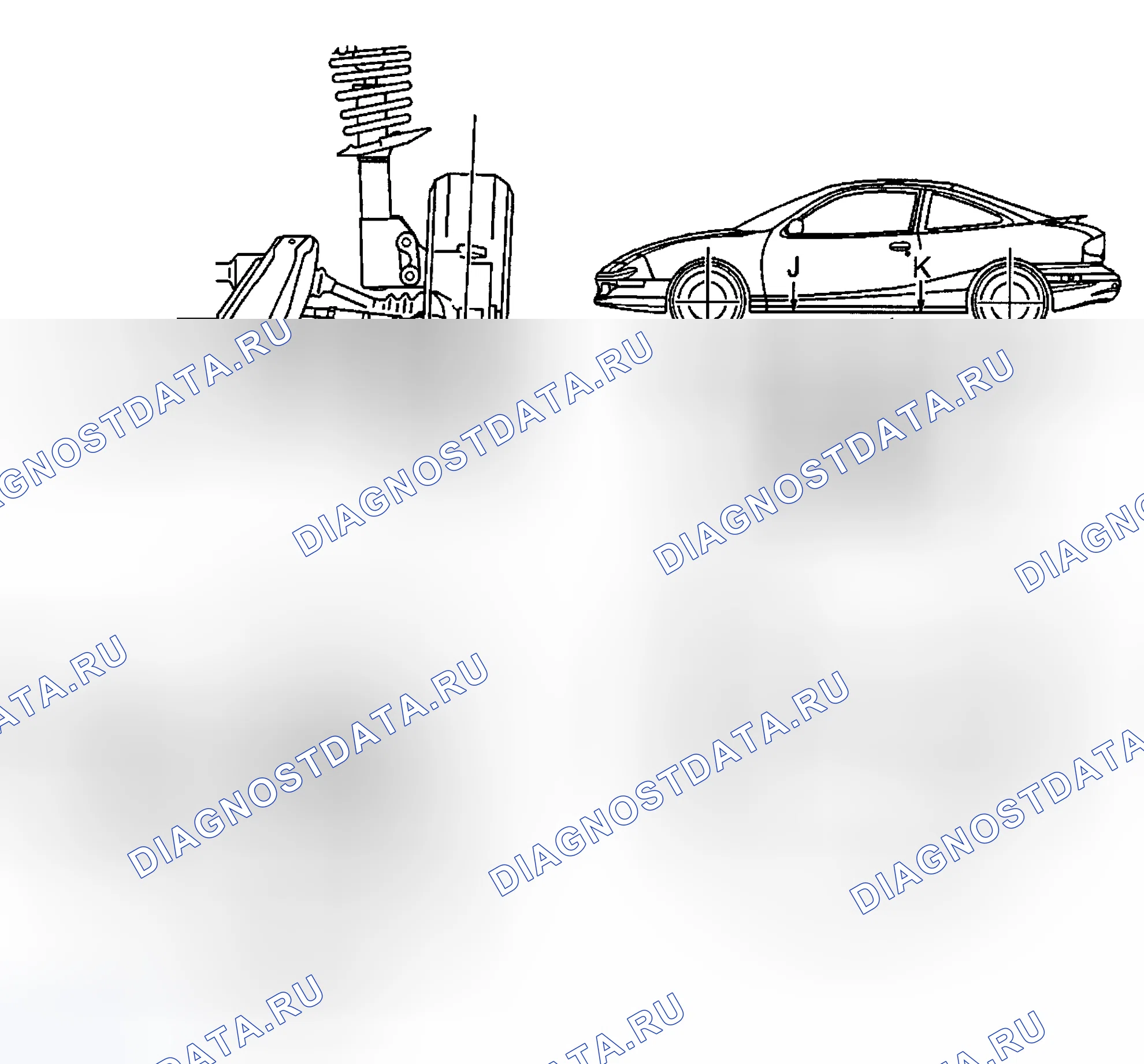 Рис. 1: ХАРАКТЕРИСТИКИ ВЫСОТЫ ДИФФЕРЕНТА. Kia Ceed CD