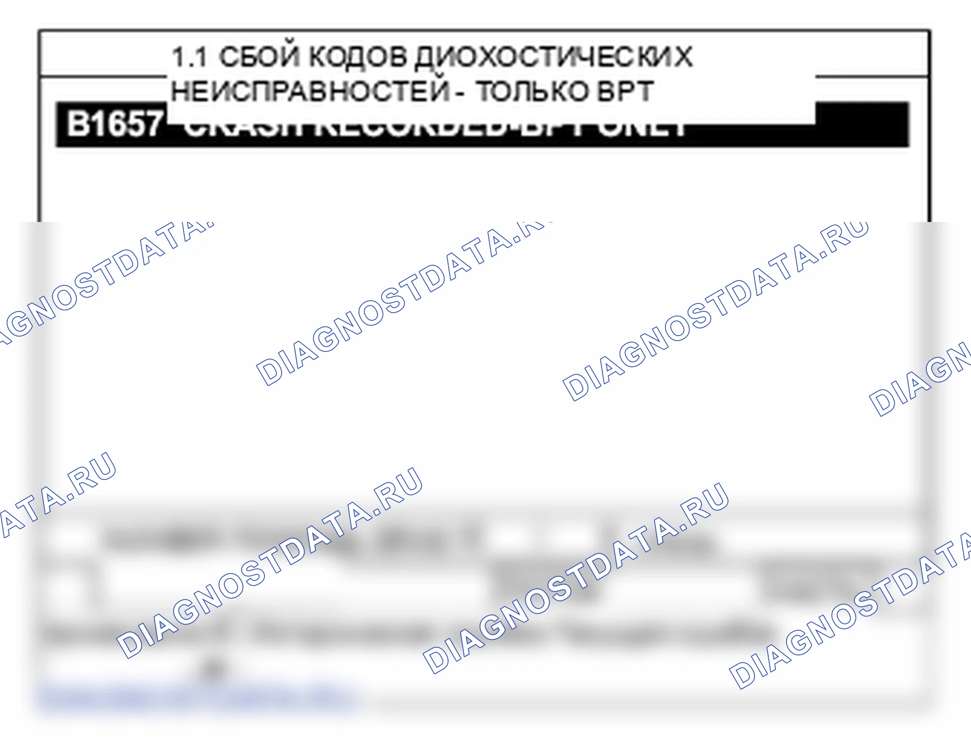 B1657: Авария зафиксирована только в устройстве предварительного натяжения ремня. Hyundai Santa Fe CM