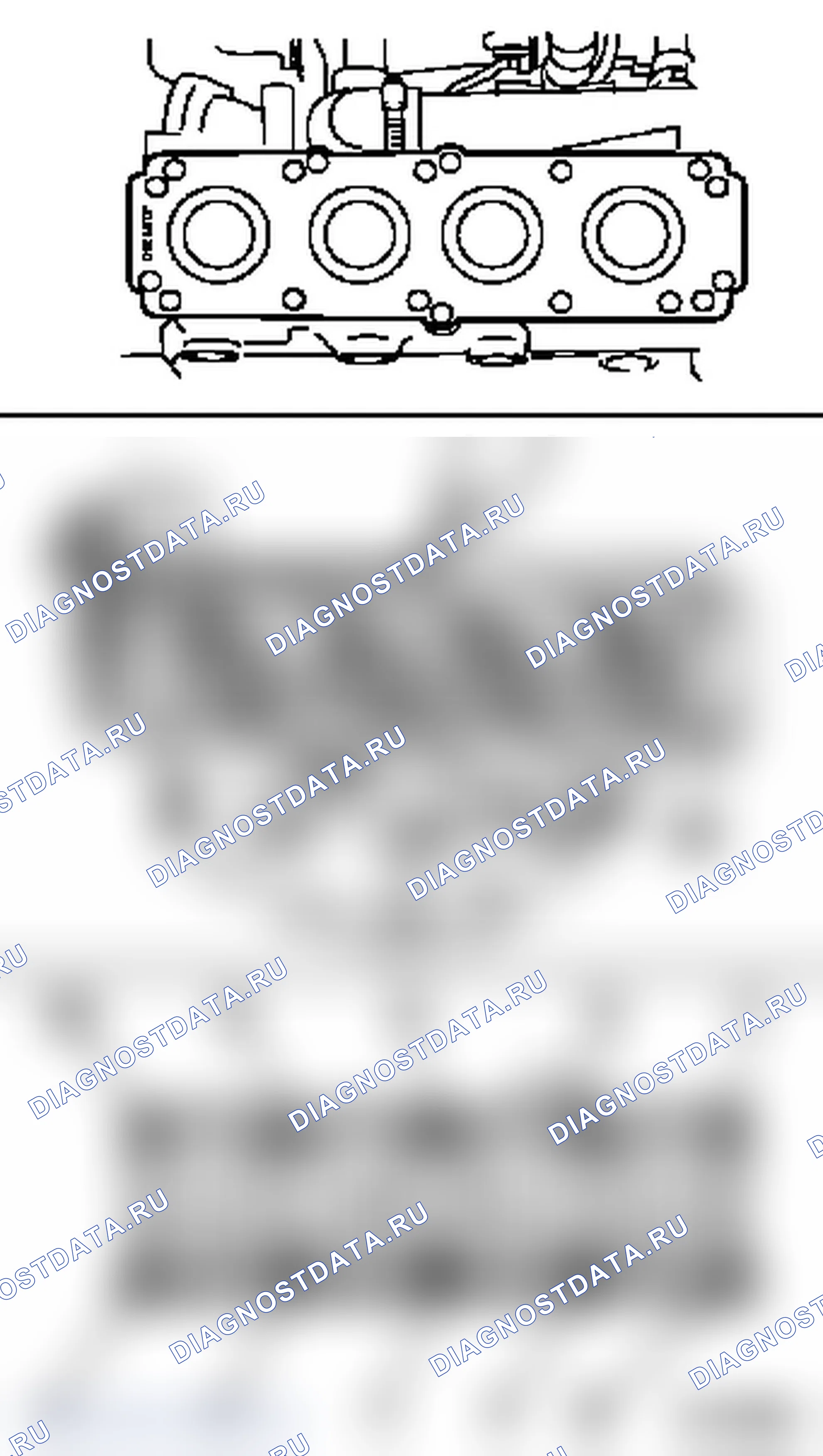 Демонтаж и установка головки цилиндров. Opel Astra G