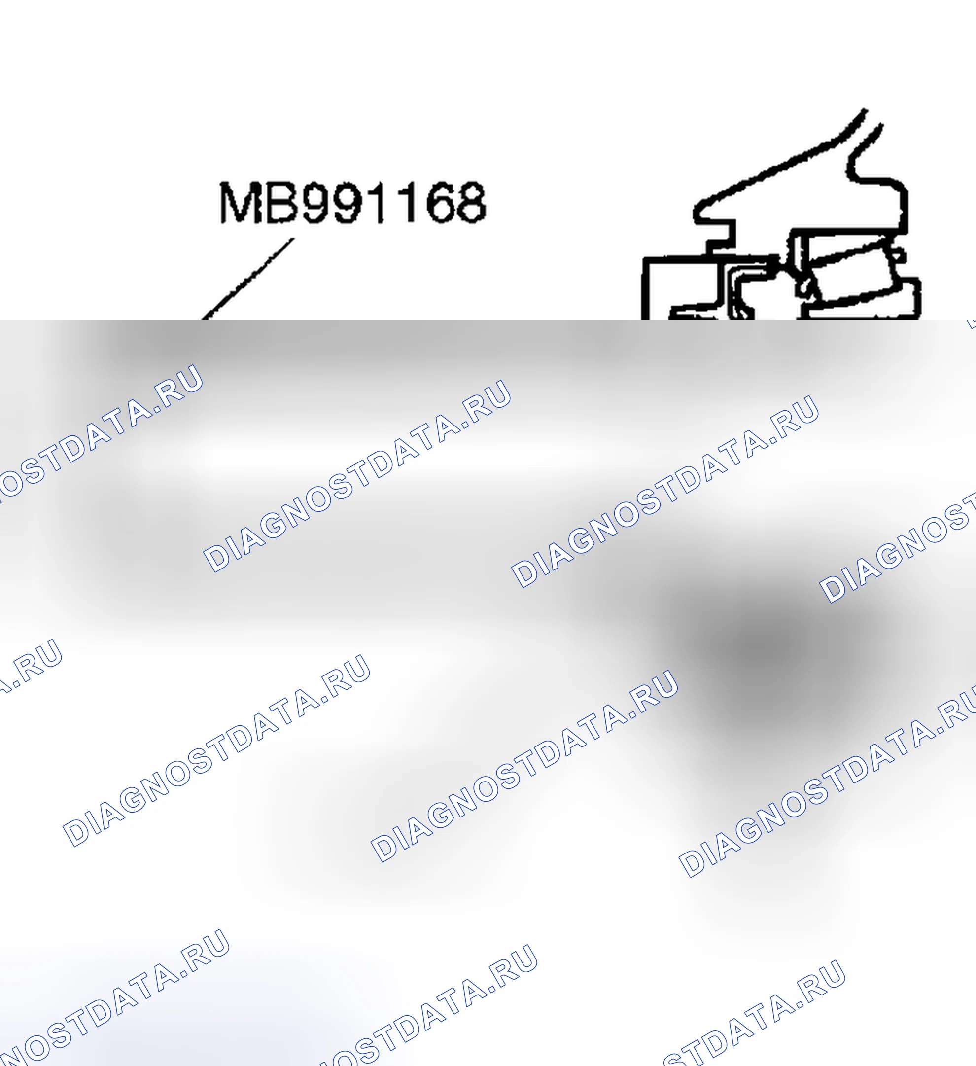Рис. 80: > > A < < ПРЕСС-ФИТИНГ МАСЛЯНОГО УПЛОТНЕНИЯ. Mitsubishi Montero III
