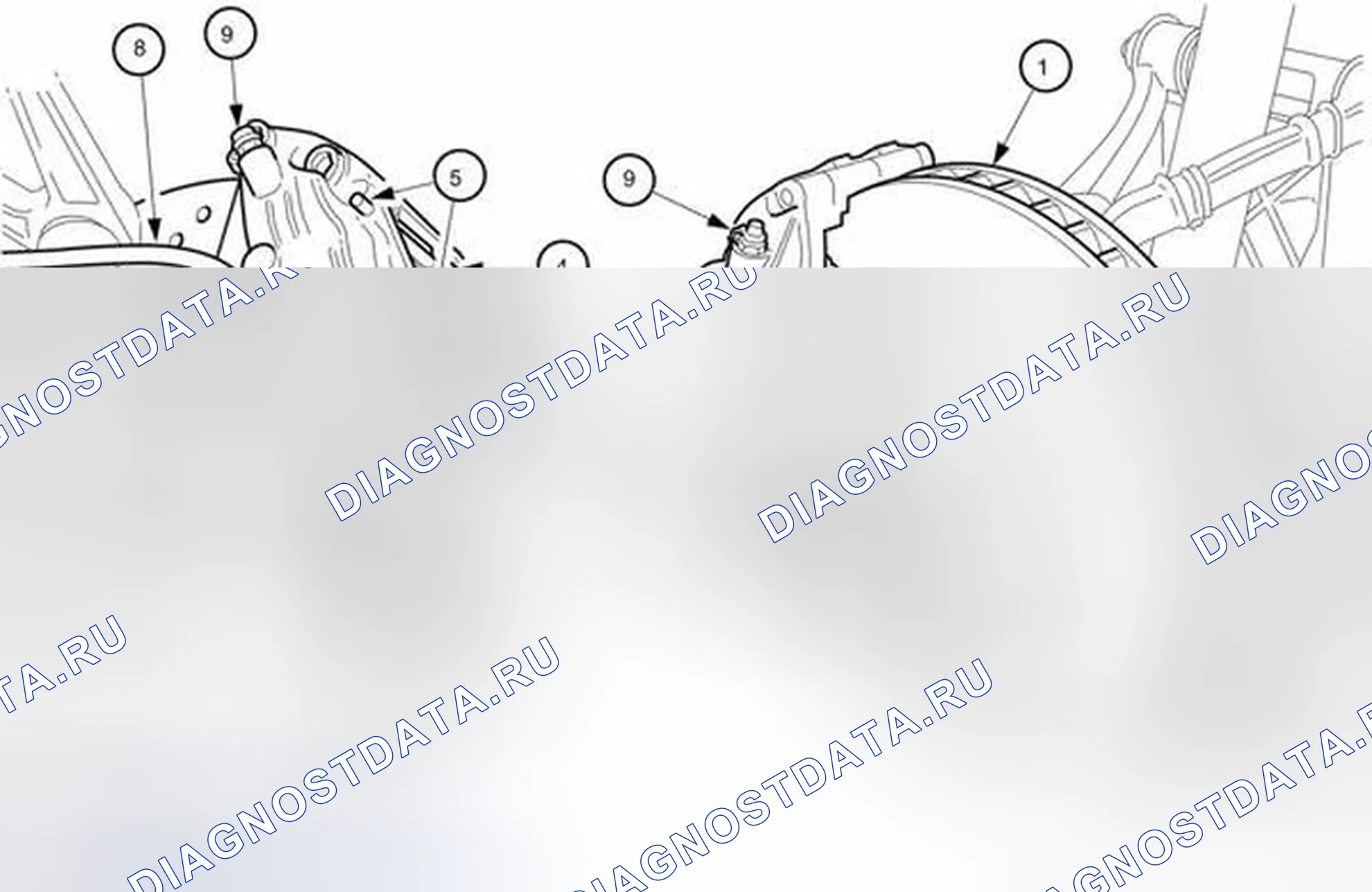 Рис. 2: Дисковые тормоза Brembo. Jaguar XKR I рестайлинг