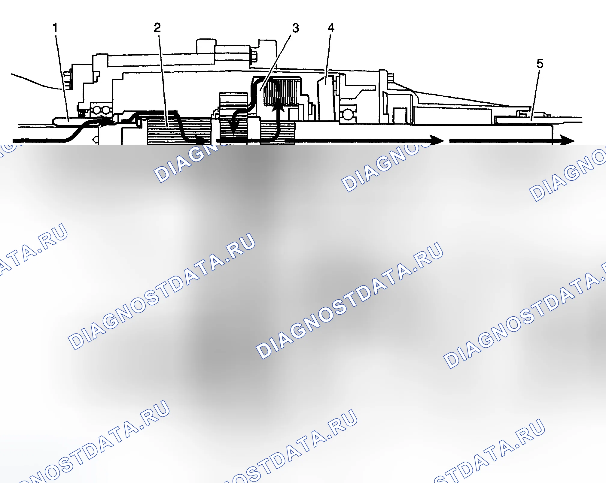 Рис. 131: Описание и работа раздаточной коробки. Chevrolet TrailBlazer I